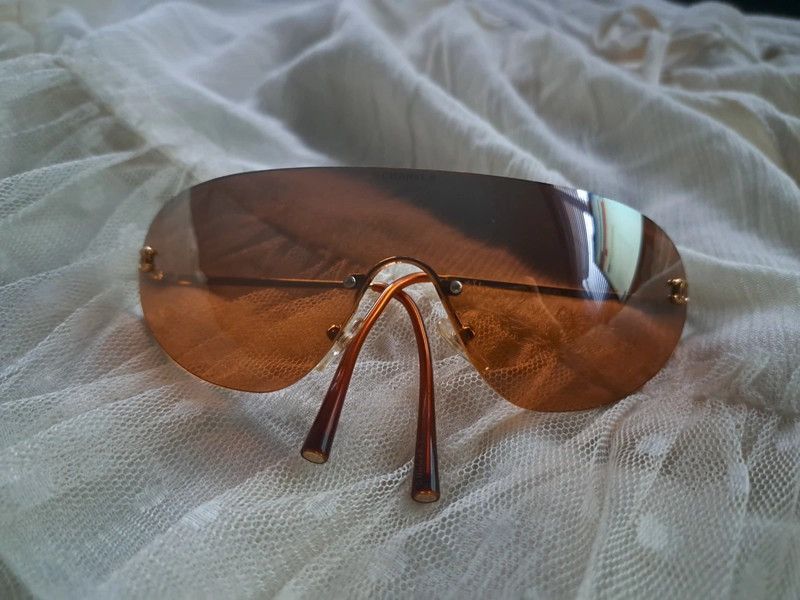 Chanel Chanel Sunglasses 4014 Rhinestone CC 4017 Rimless Vintage Size ONE SIZE - 2 Thumbnail