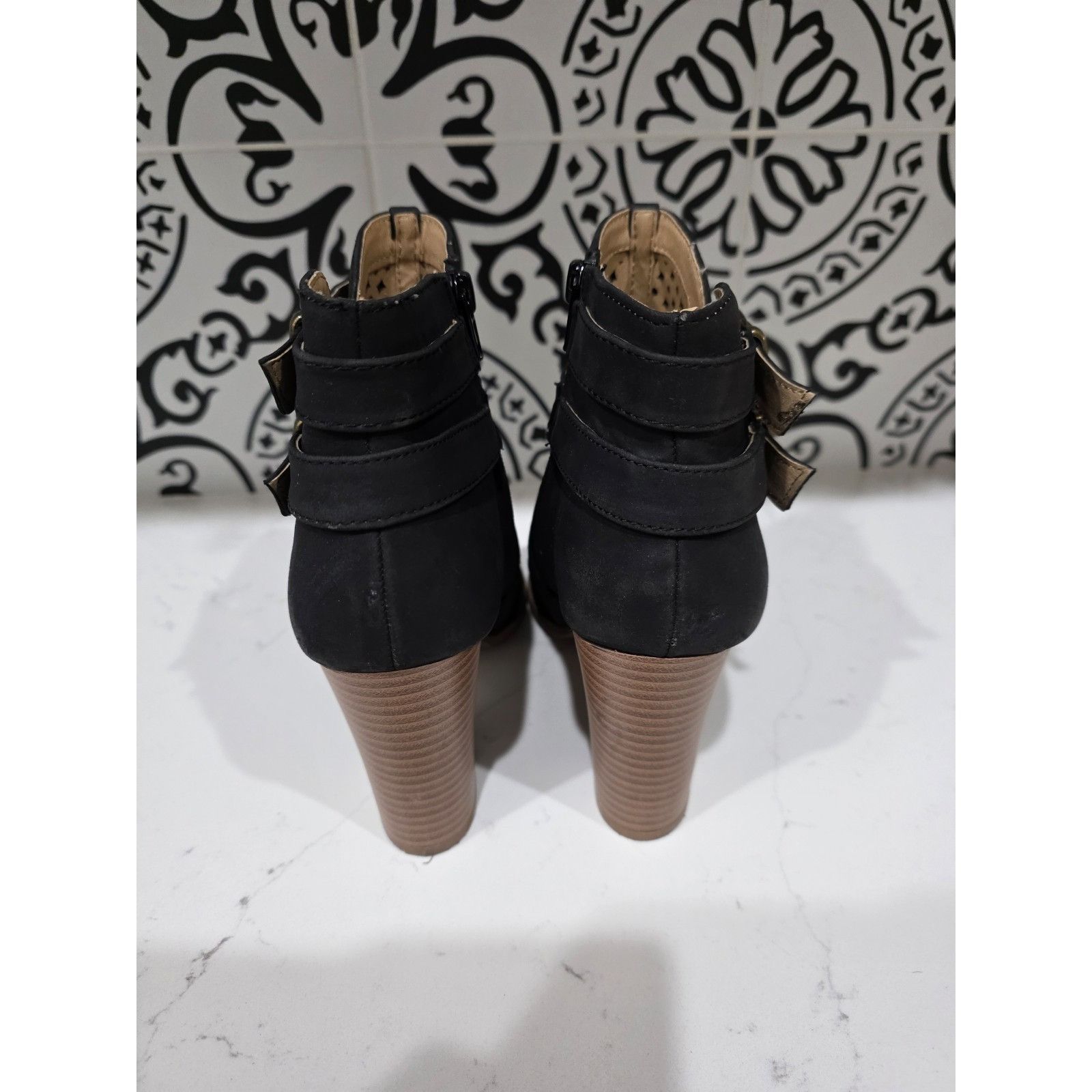 Other Women's size 7.5 Brash black cut-out peep-toe booties So Cut Size US 7.5 / IT 37.5 - 6 Thumbnail