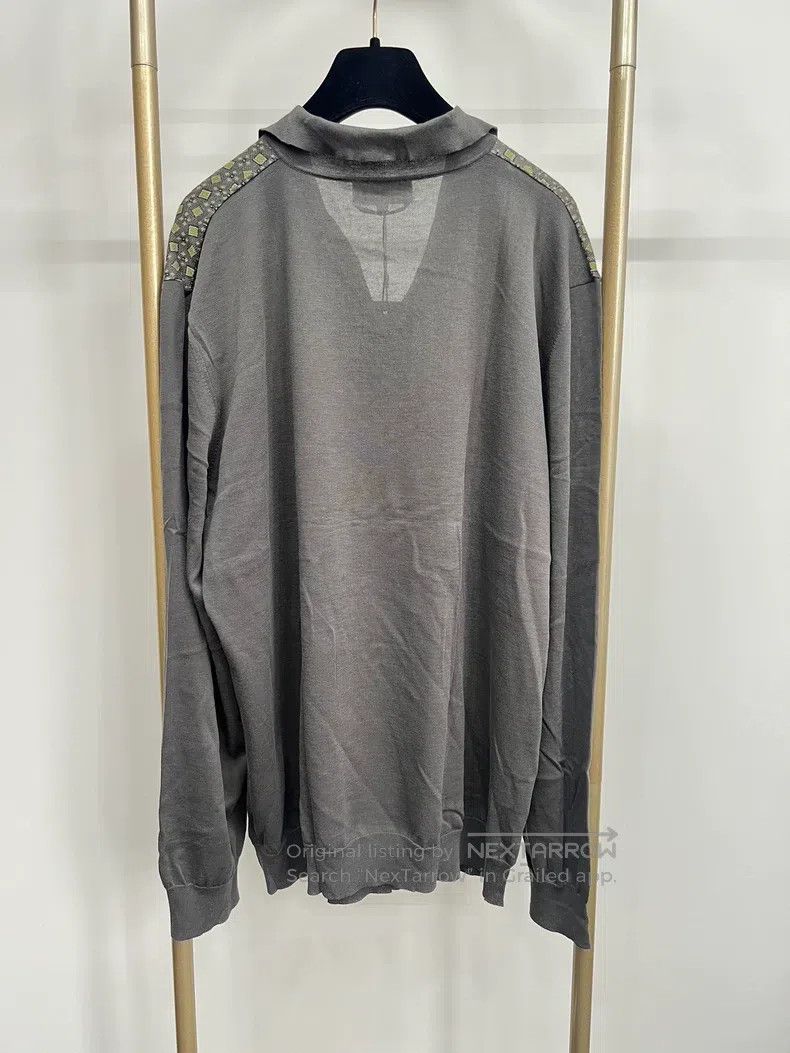 Hermes Hermes Geometric pattern knitted sweater Size US XXL / EU 58 / 5 - 2 Thumbnail