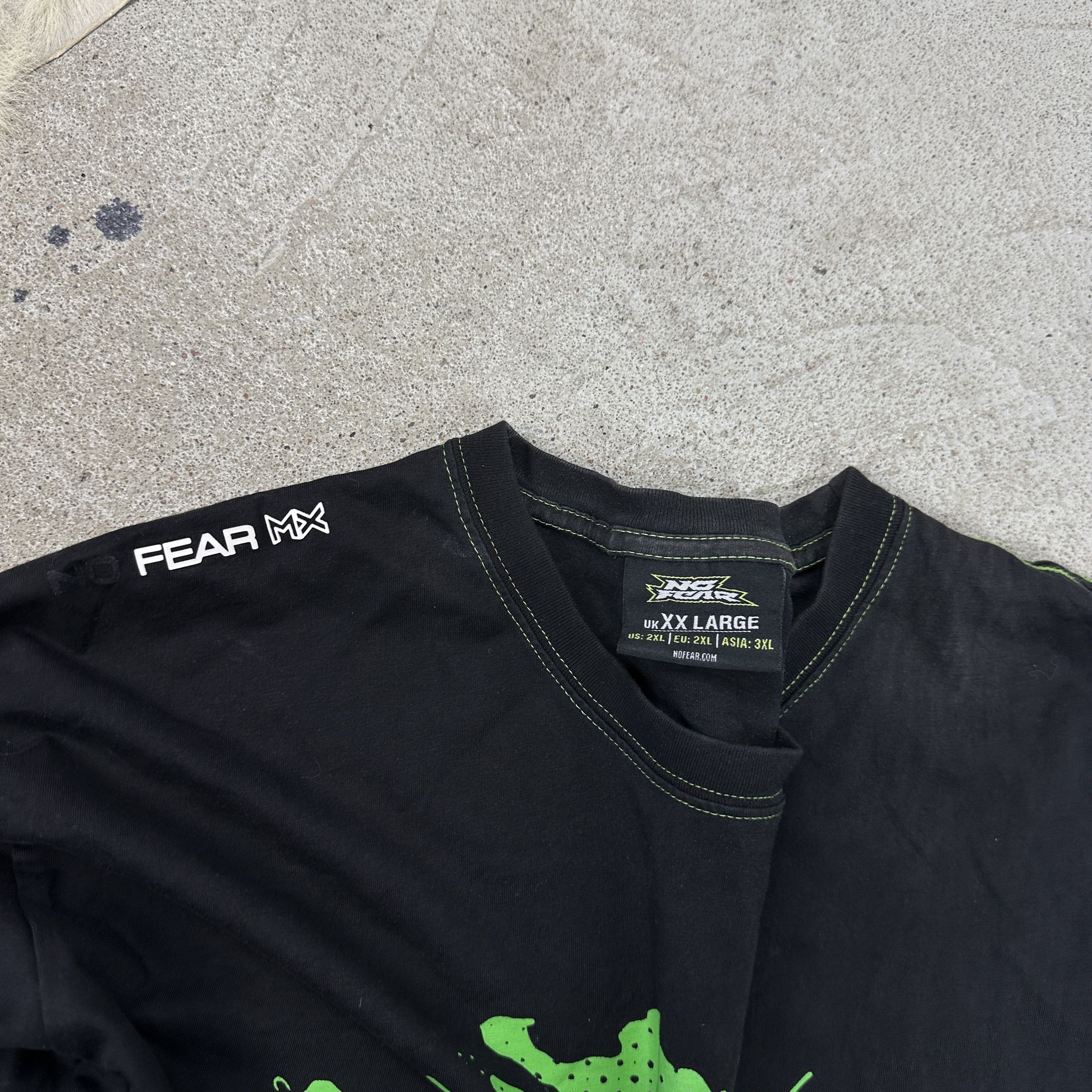 Vintage Vintage Streetwear Skater Sporty No Fear Y2K T-shirt Size US XXL / EU 58 / 5 - 3 Thumbnail