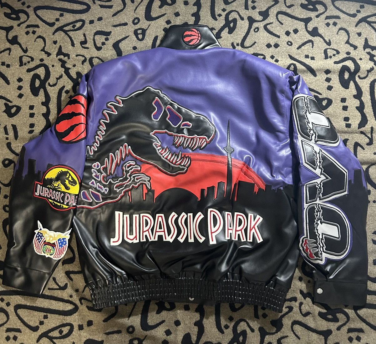 Jeff Hamilton Jurassic Park x Jeff Hamilton x OVO Varsity Jacket Size US L / EU 52-54 / 3 - 2 Thumbnail
