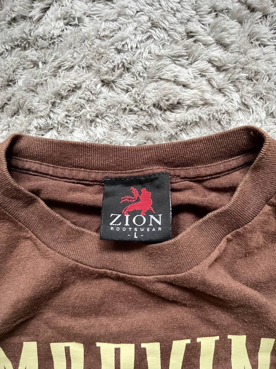 Vintage × Zion Rootswear 90s Zion Rootswear Marvin Gaye American Singer Big Logo Tee Size US L / EU 52-54 / 3 - 9 Thumbnail