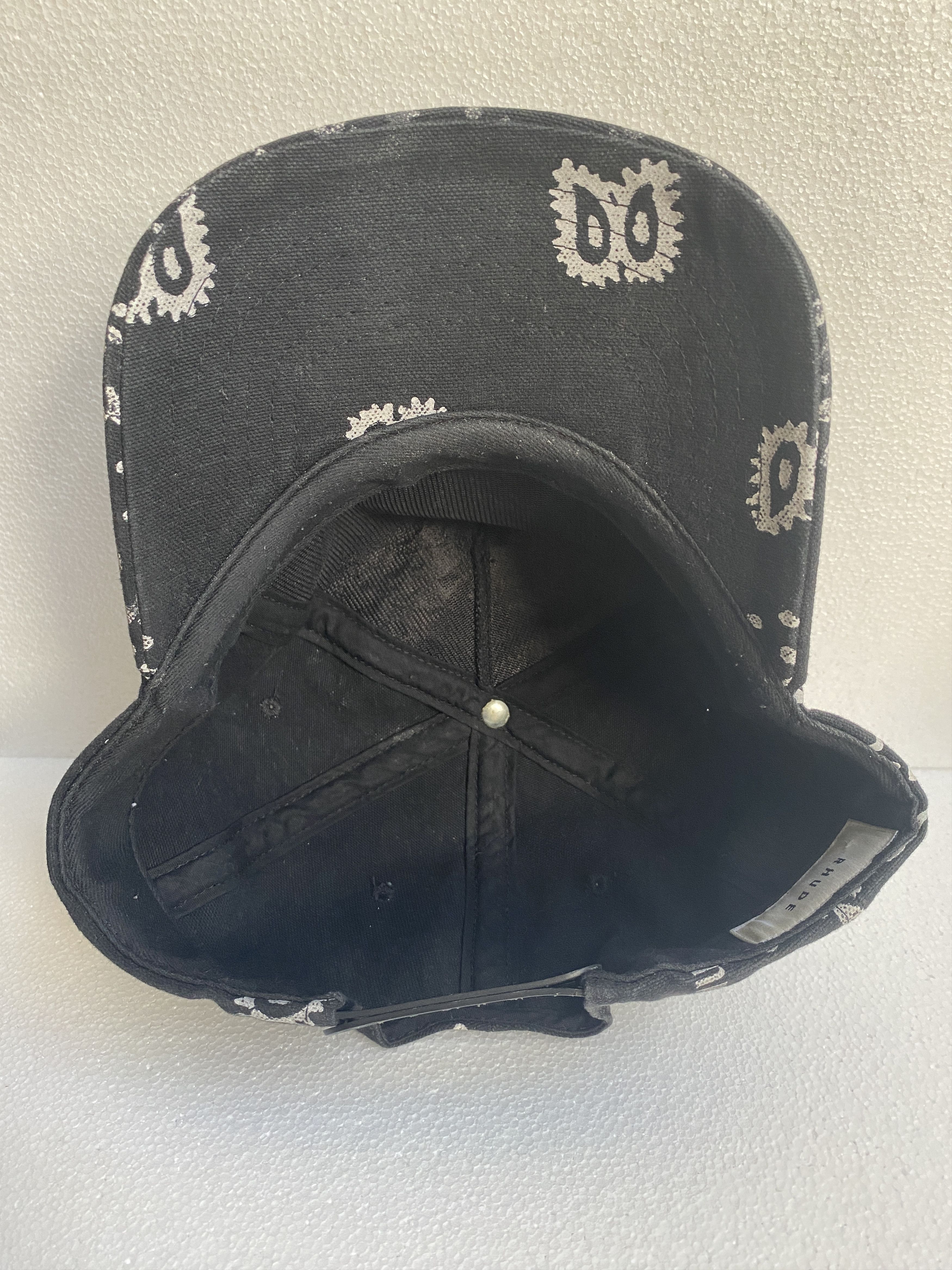 Rhude Rhude Repurposed Paisley Cap Black Size ONE SIZE - 6 Thumbnail