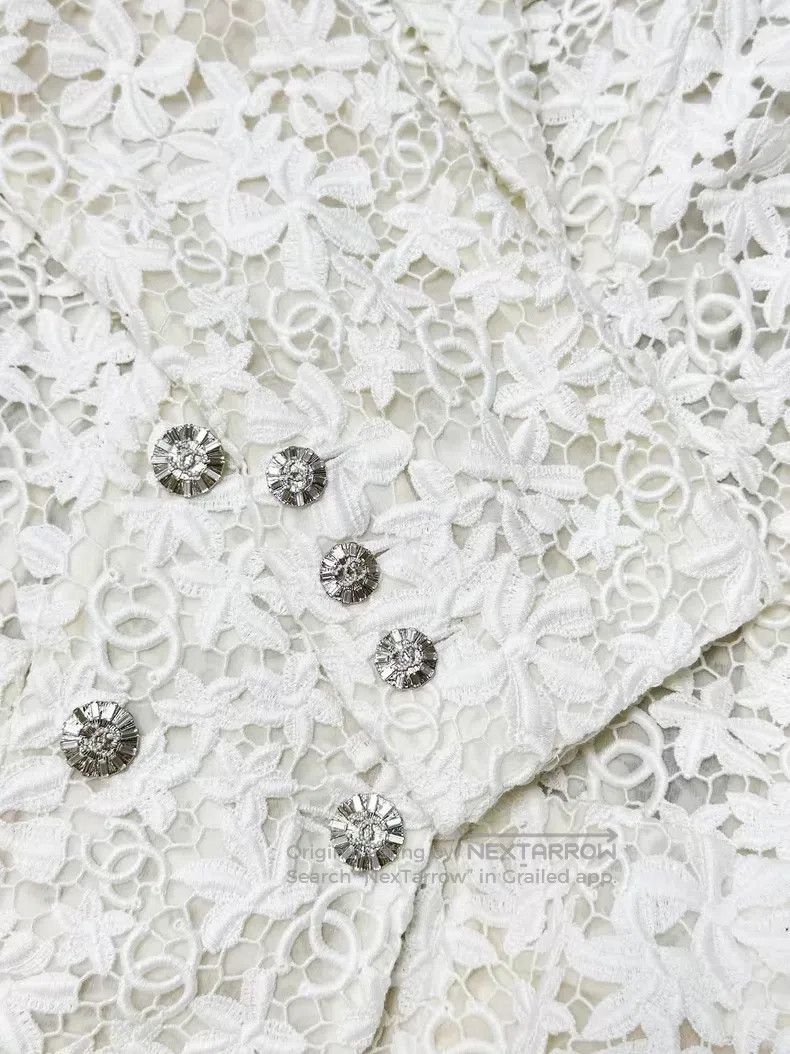 Chanel Chanel Lace hollow embroidery double C camellia diamond bu Size XS / US 0-2 / IT 36-38 - 4 Thumbnail