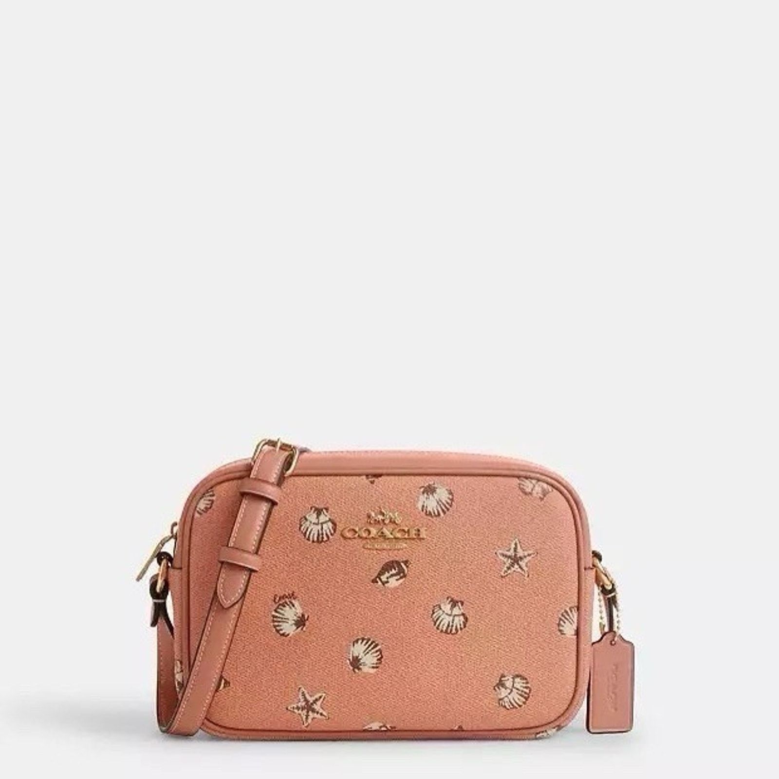 Coach NWT COACH Jamie Camera Bag Shell CBM17, Coral/Sunrise Size ONE SIZE - 5 Thumbnail