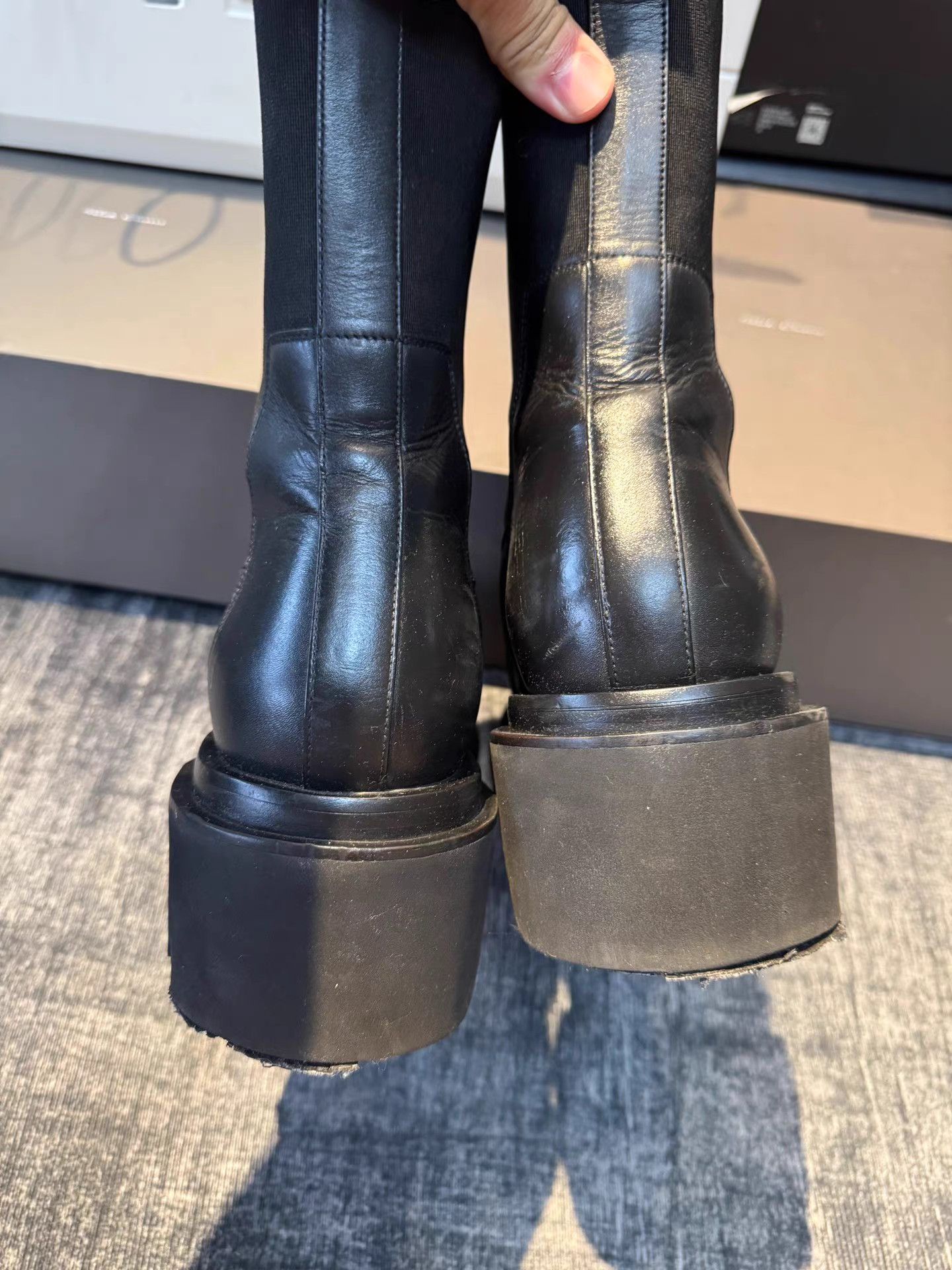 Rick Owens Rick Owens Beatle Ballast Bogun Boots Size US 9 / EU 42 - 3 Thumbnail