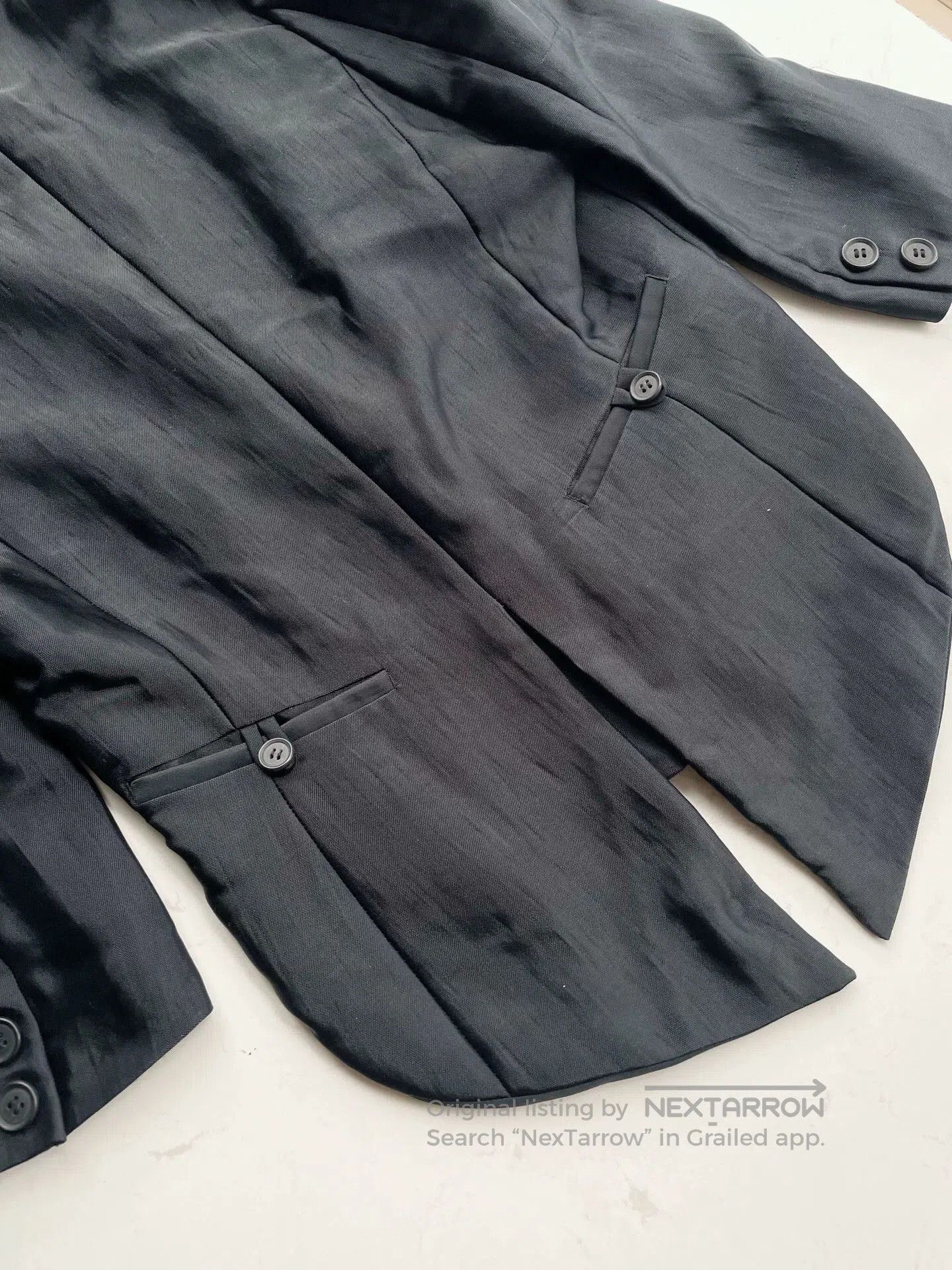 SHINICHIRO ARAKAWA Unique Black Tailed Coat by Shinichiro Arakawa. Size M / US 6-8 / IT 42-44 - 6 Thumbnail
