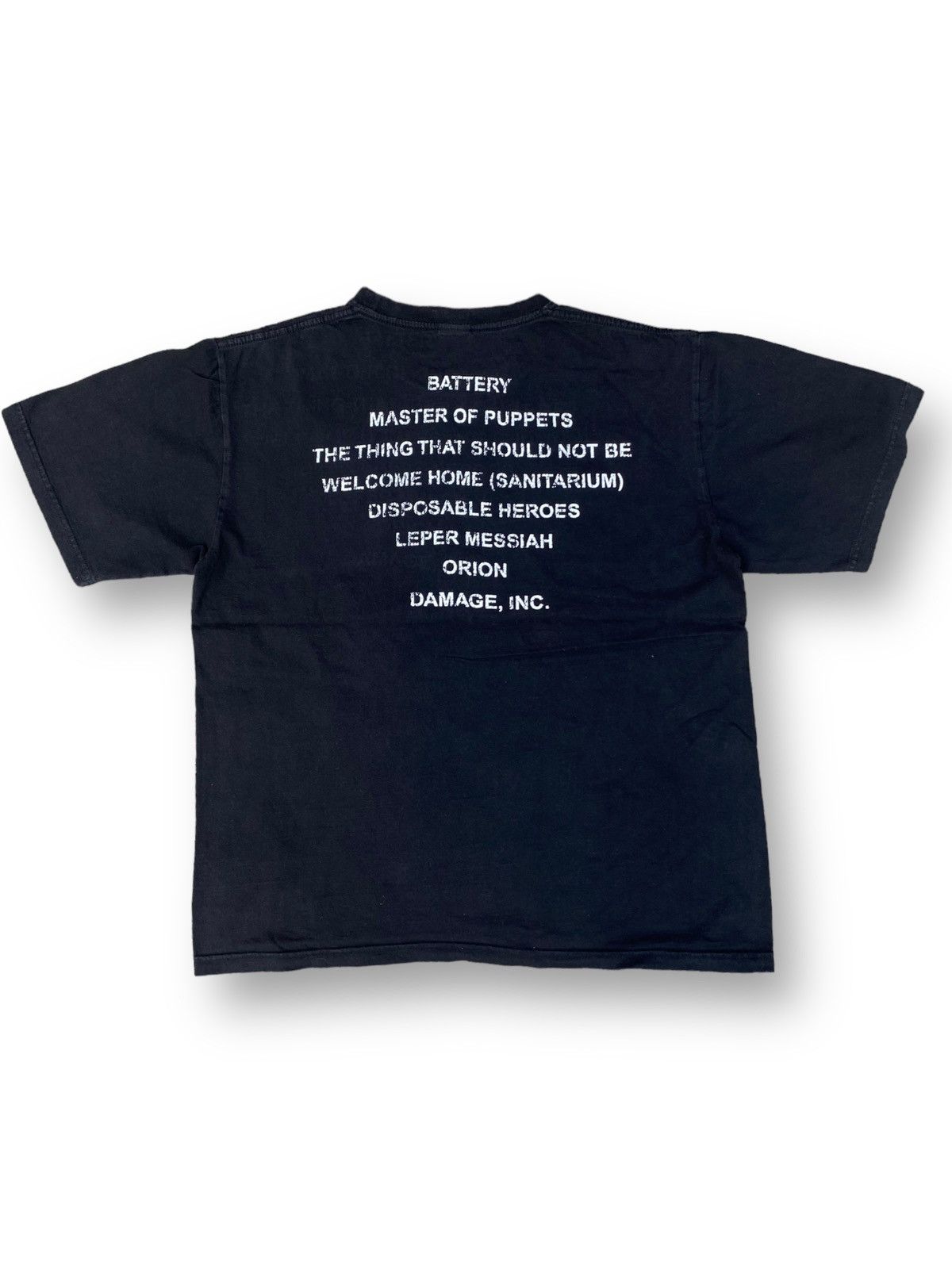 Band Tees Vintage Metallica Master of Puppets Cover Album Shirt. #C4 Size US L / EU 52-54 / 3 - 4 Thumbnail