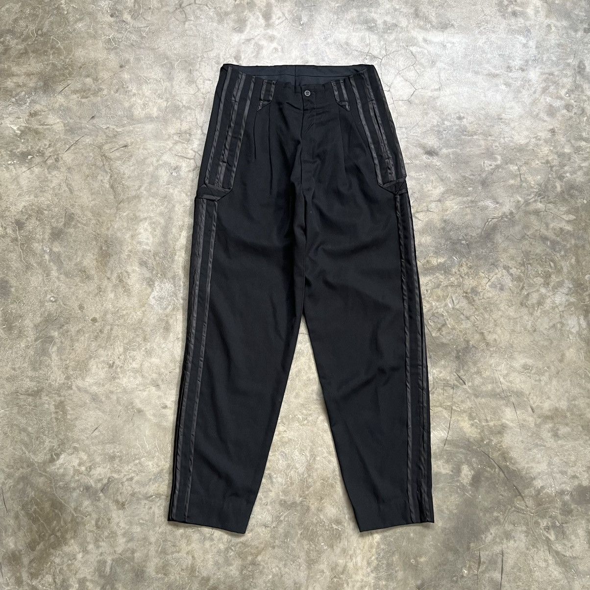Isamu Katayama Backlash 1980s Arrston Volaju Kohshin Satoh Side Stripe Trouser Size US 31 - 1 Thumbnail