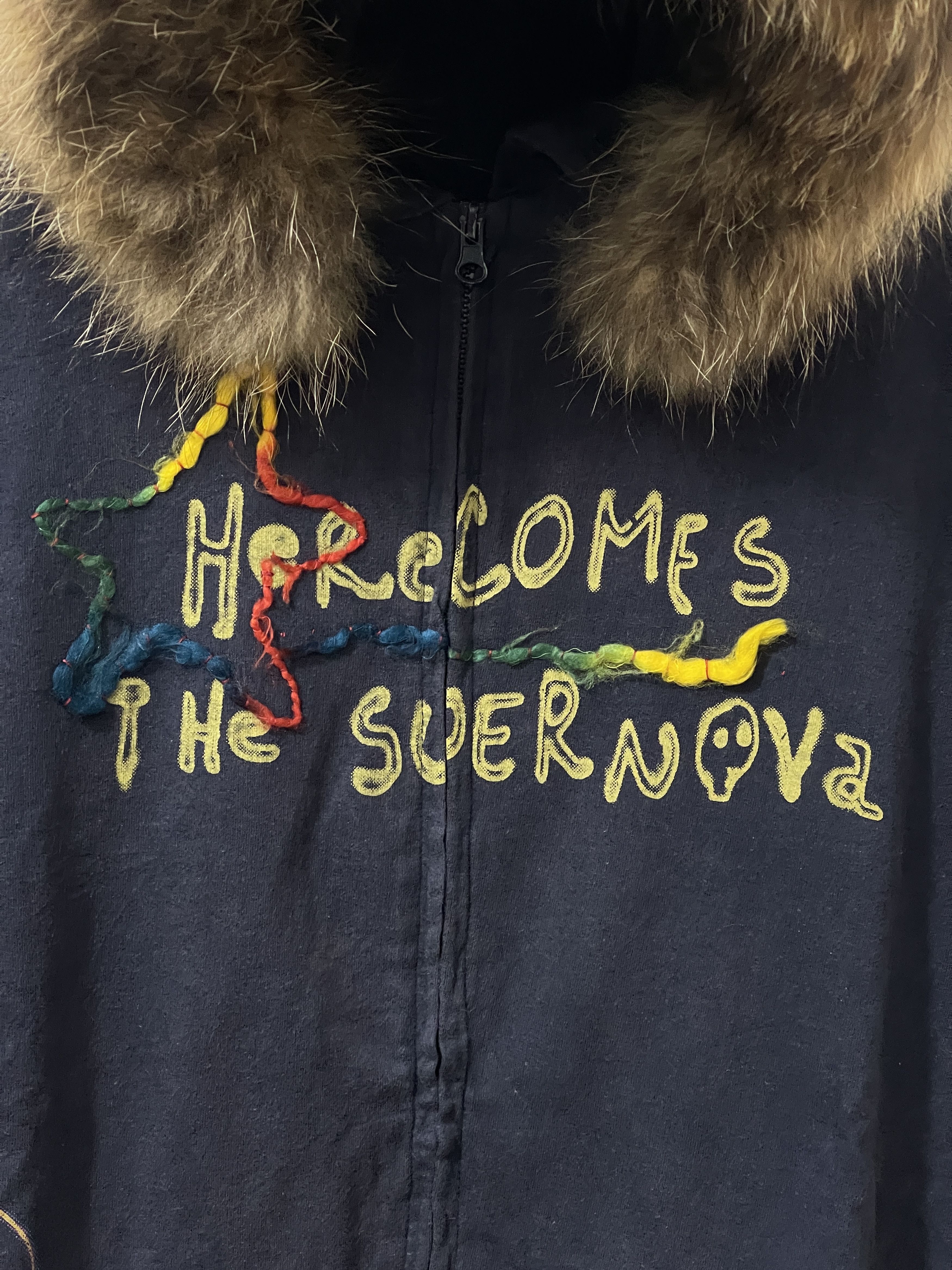 Japanese Brand Strange Haven Japan Archive Fur Vkei Style Hoodie Jacket Size US L / EU 52-54 / 3 - 4 Thumbnail