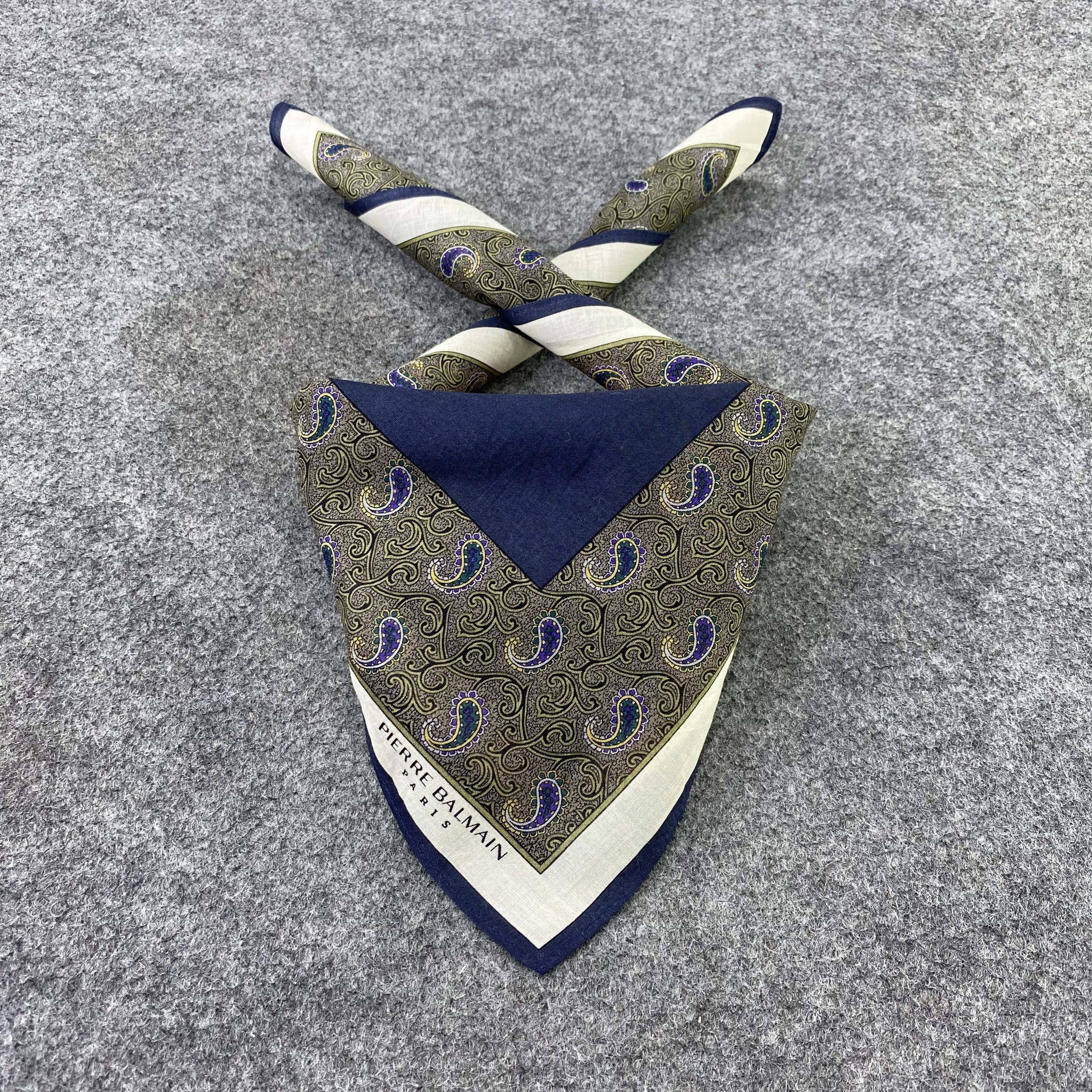 Pierre Balmain Pierre Balmain Handkerchief / Bandana / Neckerchief -B847 Size ONE SIZE - 2 Thumbnail