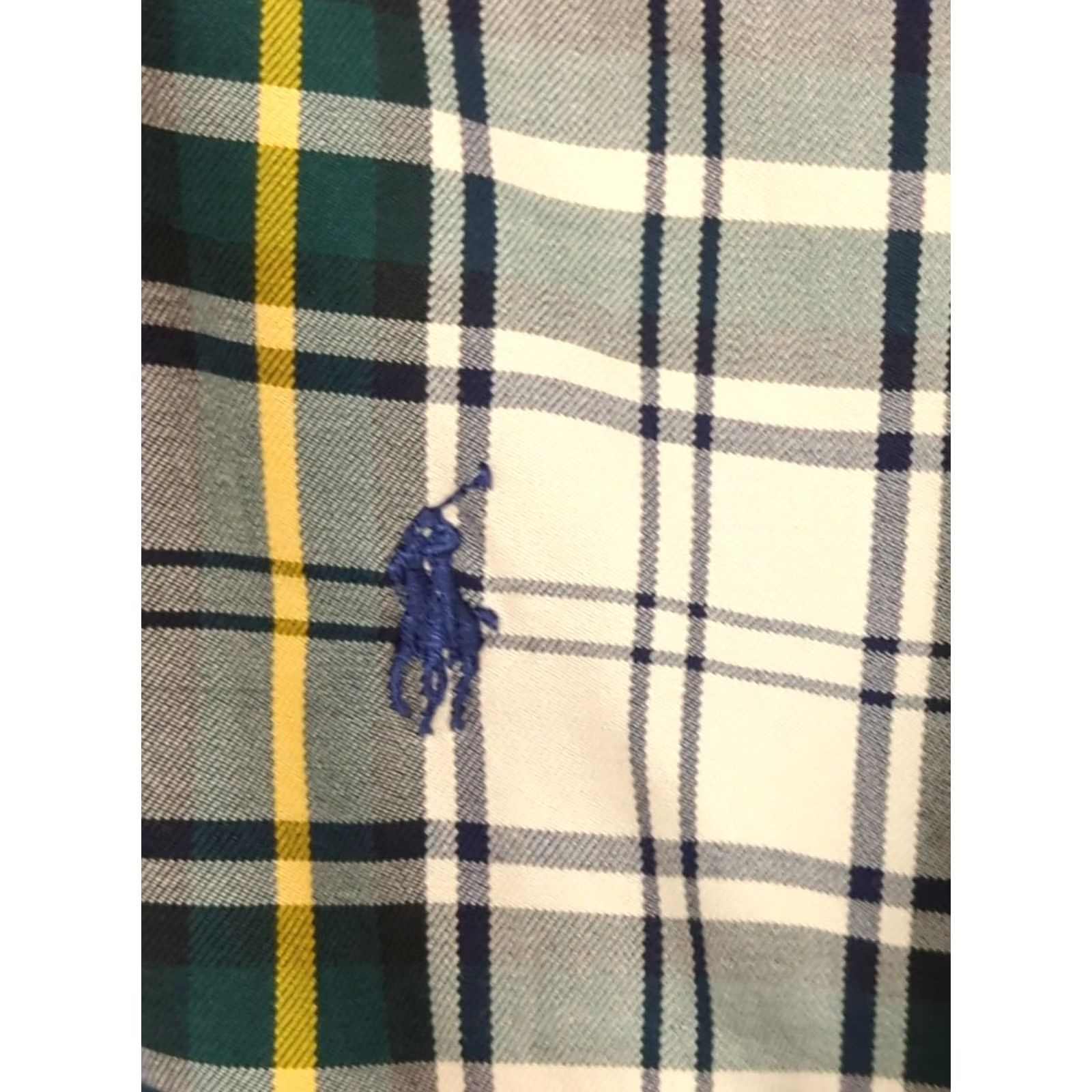 Ralph Lauren Ralph Lauren Blake Shirt Mens Large Green Plaid Long Sleeve Button-Down Collar Pony Logo Blue Pattern Vintage: No Size US L / EU 52-54 / 3 - 4 Thumbnail