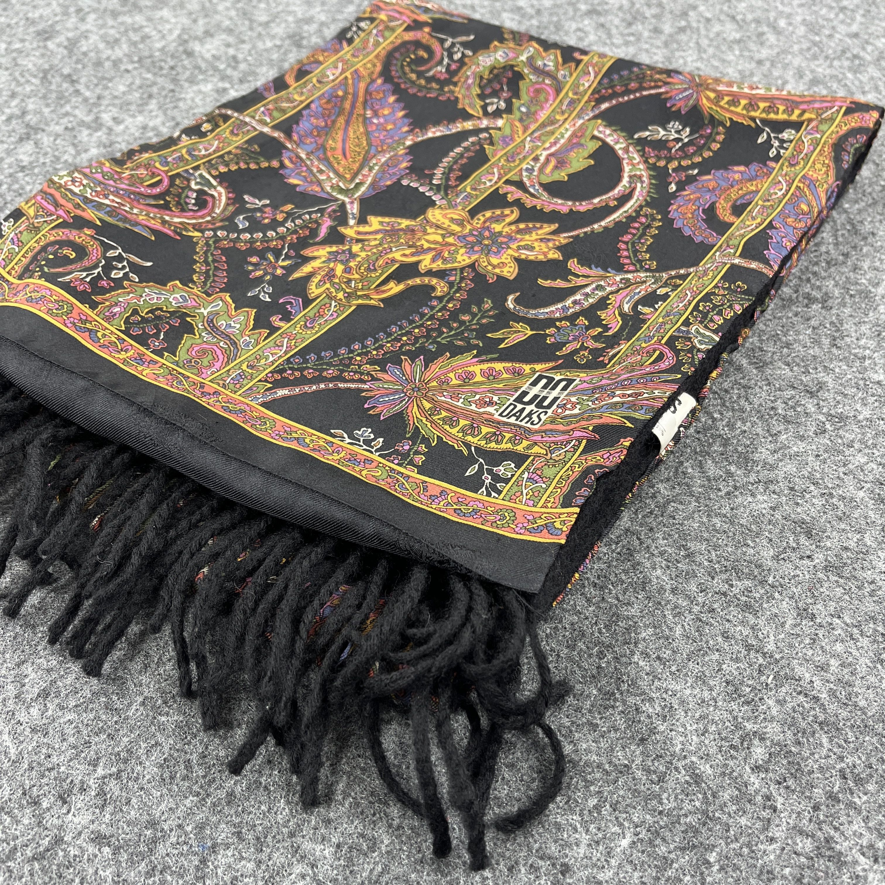 DAKS Daks London Silk Scarf / Muffler / Neckwear T1172 Size ONE SIZE - 12 Thumbnail