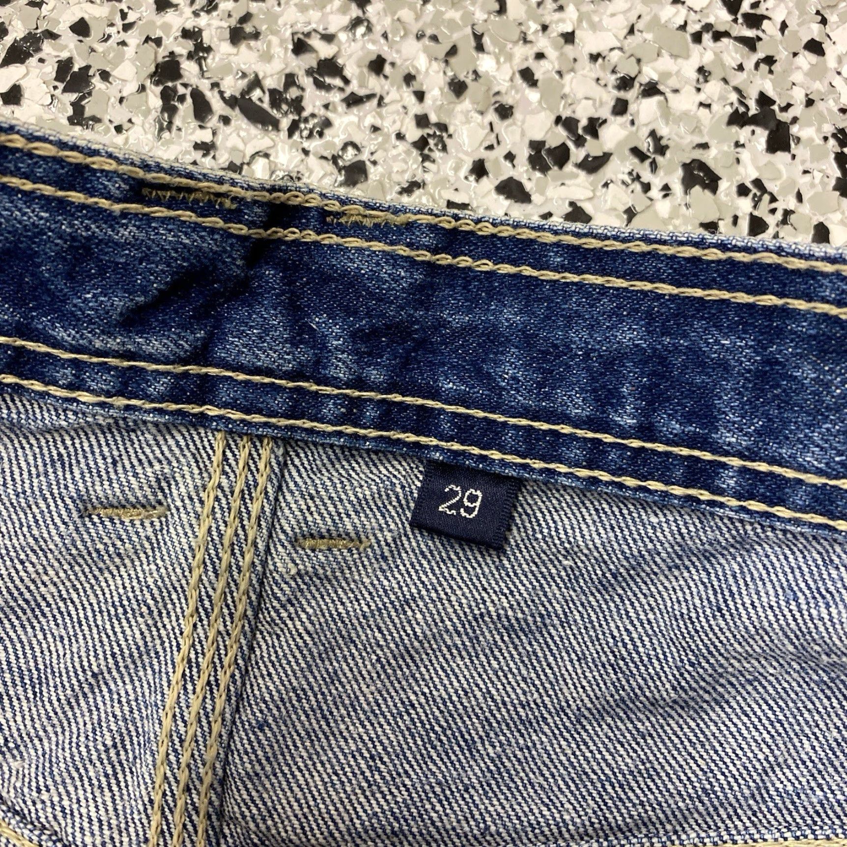 Hurley Hurley Denim Shorts Jean Shorts 29x11 Cargo Carpenter Jorts Y2K Mens Regular Blue Denim Shorts 5-Pocket Zipper Button Pocket Size US 29 - 3 Thumbnail