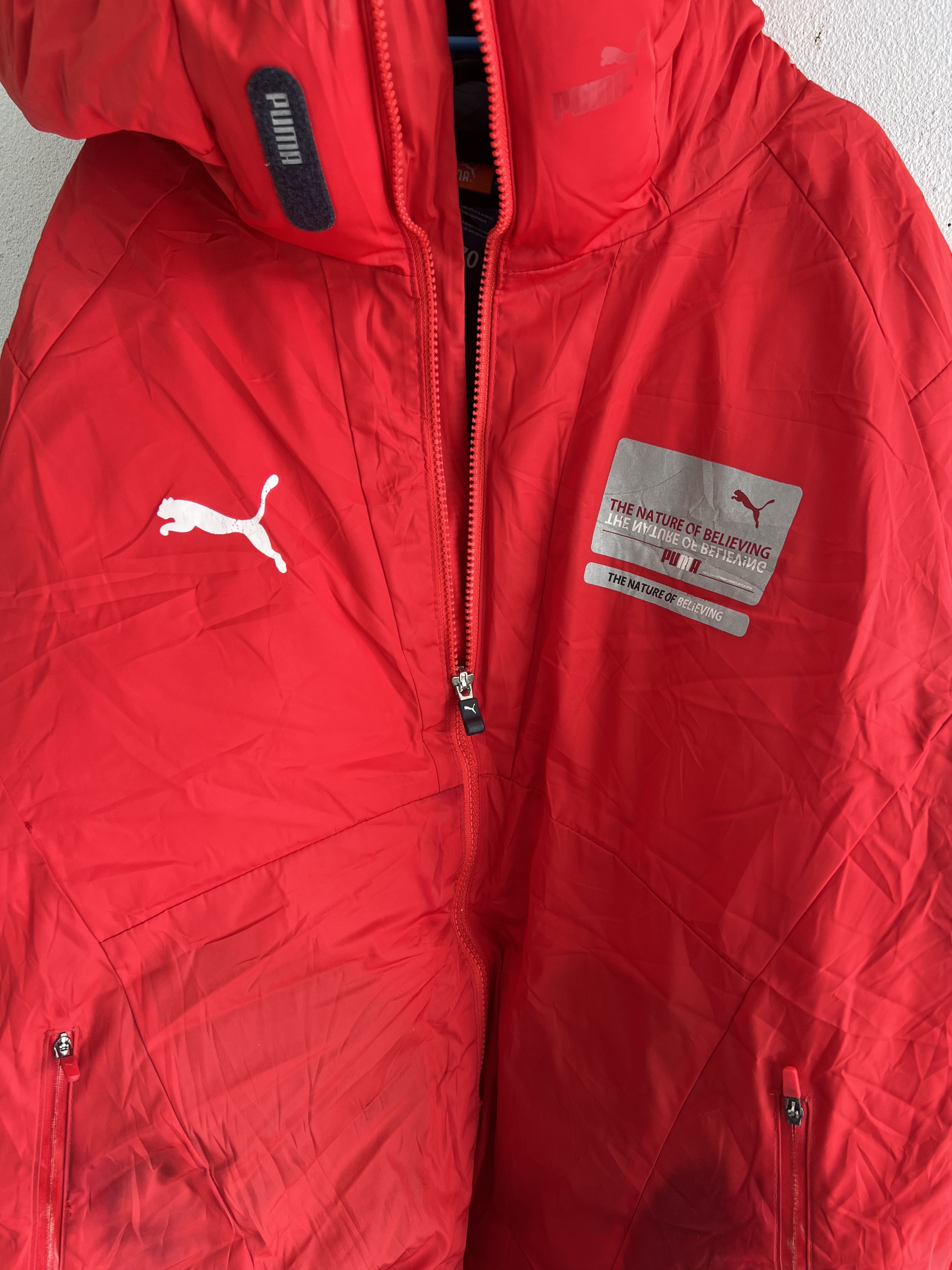 Puma × Vintage Puma paffer Full Zipper Jacket Size US XL / EU 56 / 4 - 3 Thumbnail
