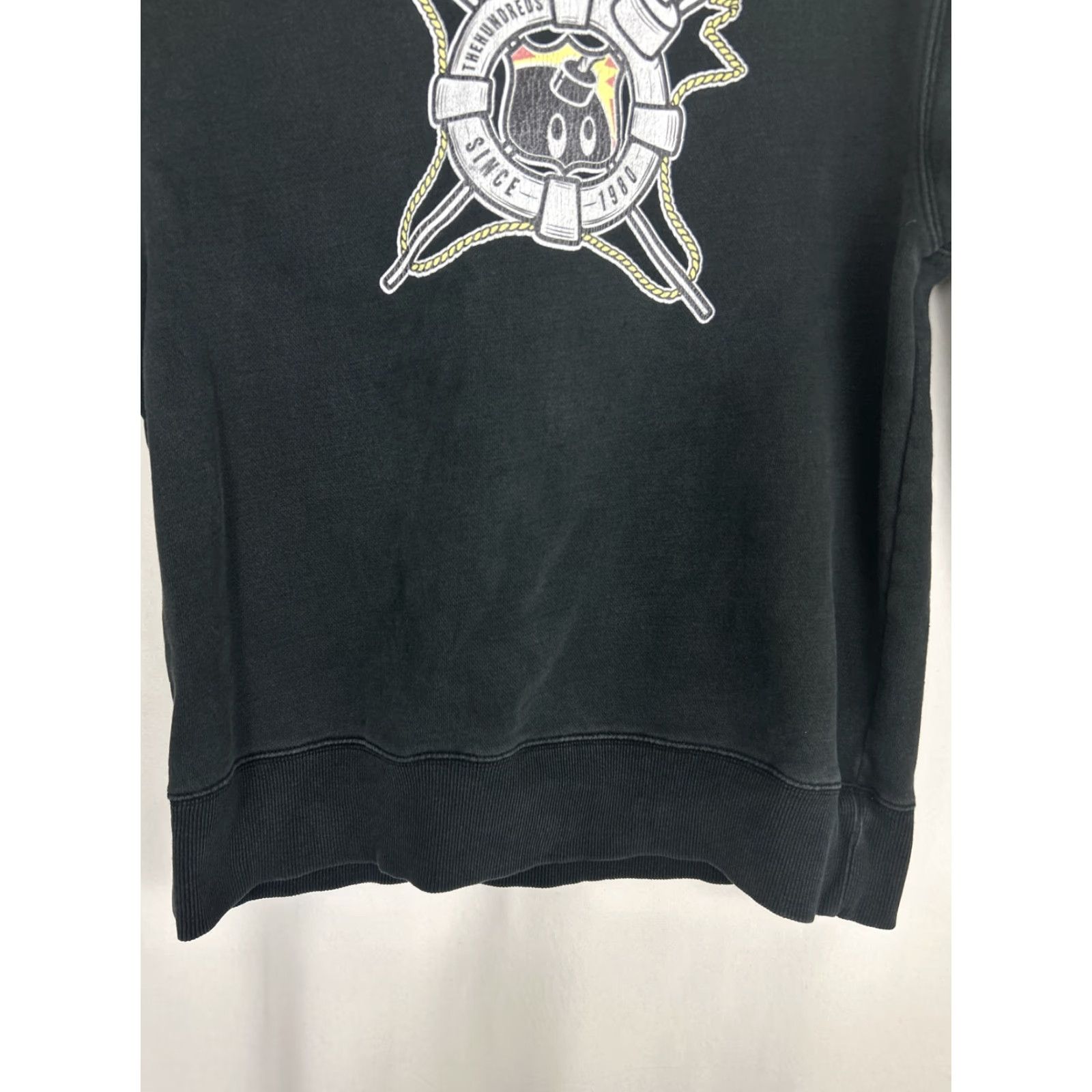 The Hundreds The Hundreds Mens Medium Black Pullover Crewneck Sweater Nautical Graphic Size US M / EU 48-50 / 2 - 5 Thumbnail