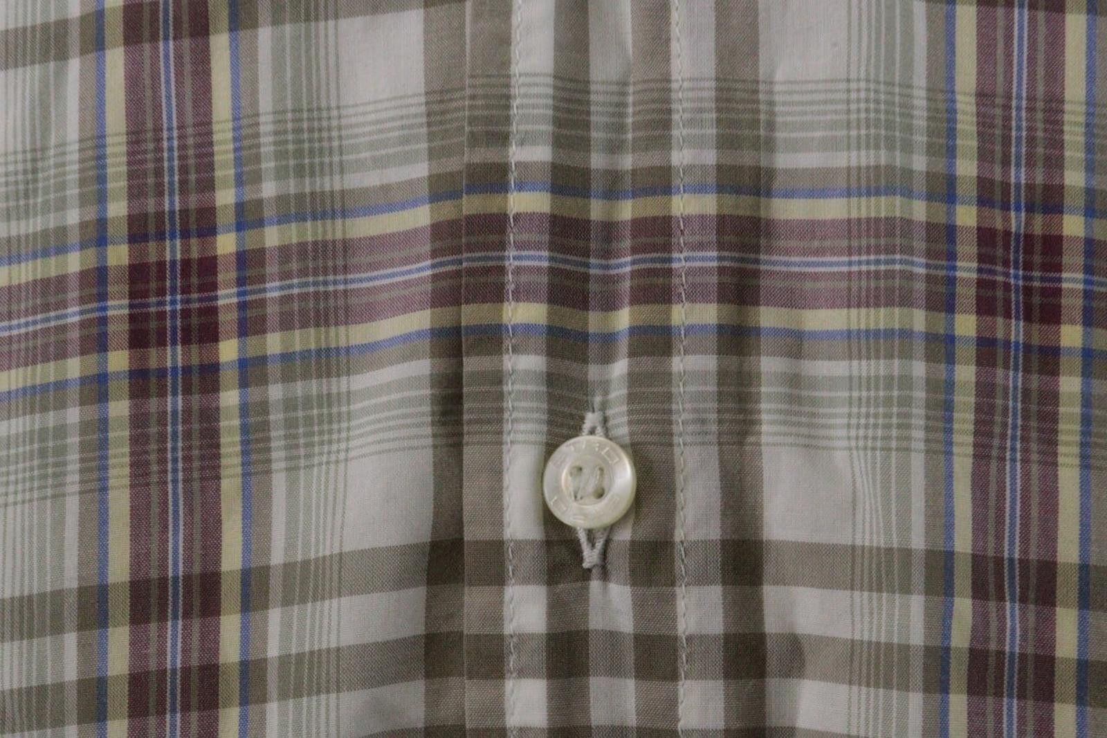 Etro Etro Milano Beige Check Button Down Shirt Size XL Size US XL / EU 56 / 4 - 9 Thumbnail