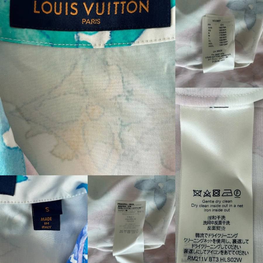 Louis Vuitton LOUIS VUITTON MULTICOLOR WATERCOLOR MONOGRAM BUTTON UP SHIRT Size US M / EU 48-50 / 2 - 3 Thumbnail