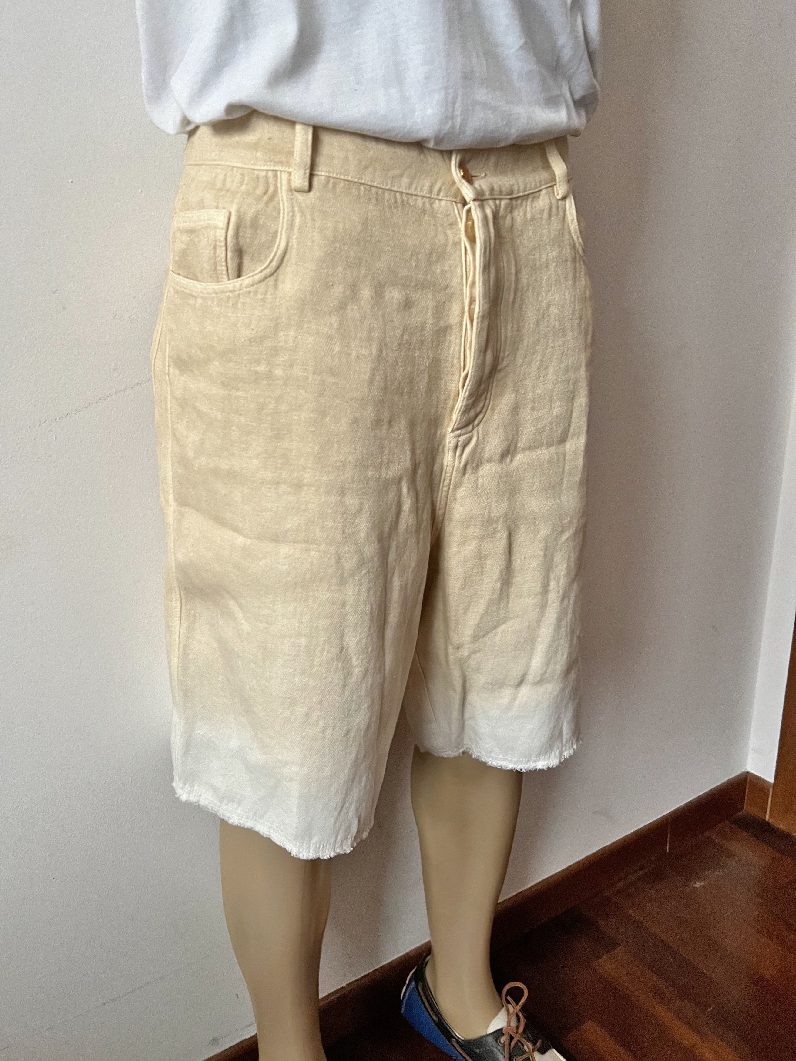 Federico Curradi Bermuda Linen Degradè Size US 34 / EU 50 - 3 Thumbnail
