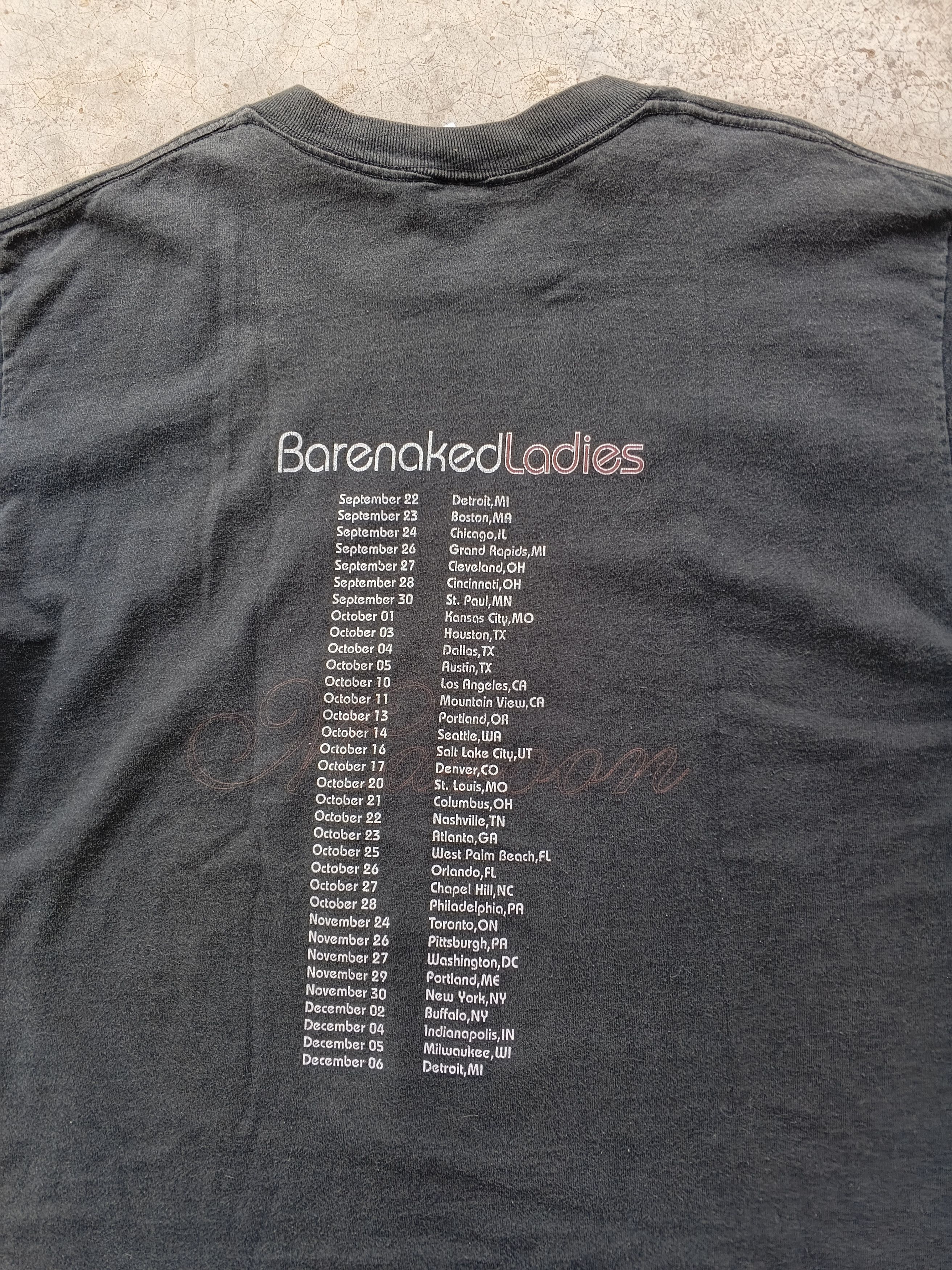 Band Tees Vintage 90s Barenaked ladies tour tee Size US XL / EU 56 / 4 - 4 Thumbnail