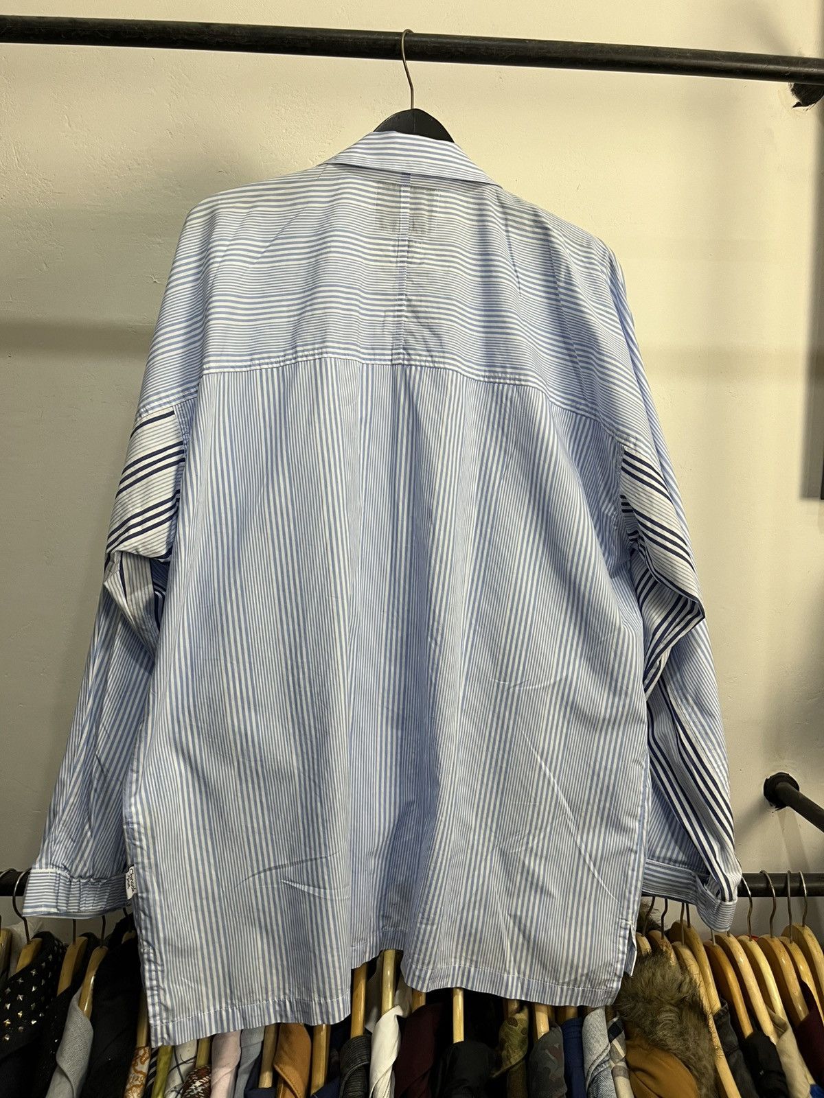 Japanese Brand Aozora blue heaven Big Pocket junya Watanabe Style overshirt Size US XL / EU 56 / 4 - 4 Thumbnail