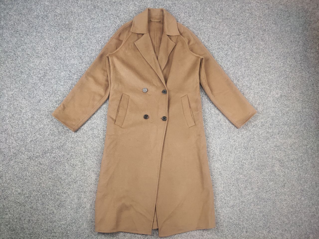 Vintage Oakwood paris Design long Wool Blend coat straight Jacket Size XS / US 0-2 / IT 36-38 - 8 Thumbnail