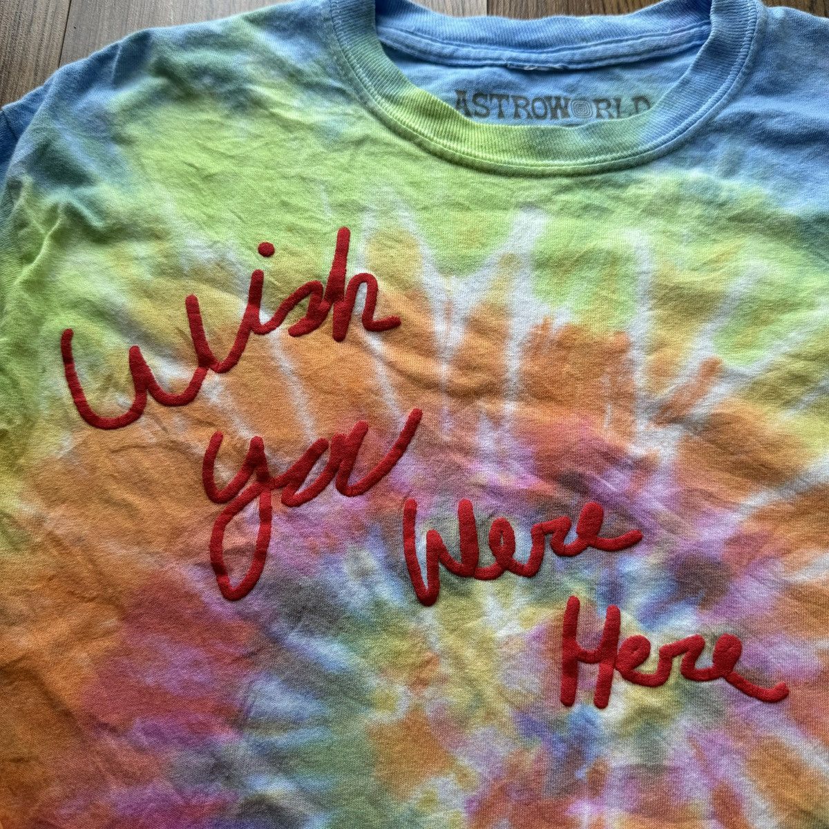 Rap Tees Travis scott Astroworld tour Wish you were here Cactus jack Size US M / EU 48-50 / 2 - 3 Thumbnail
