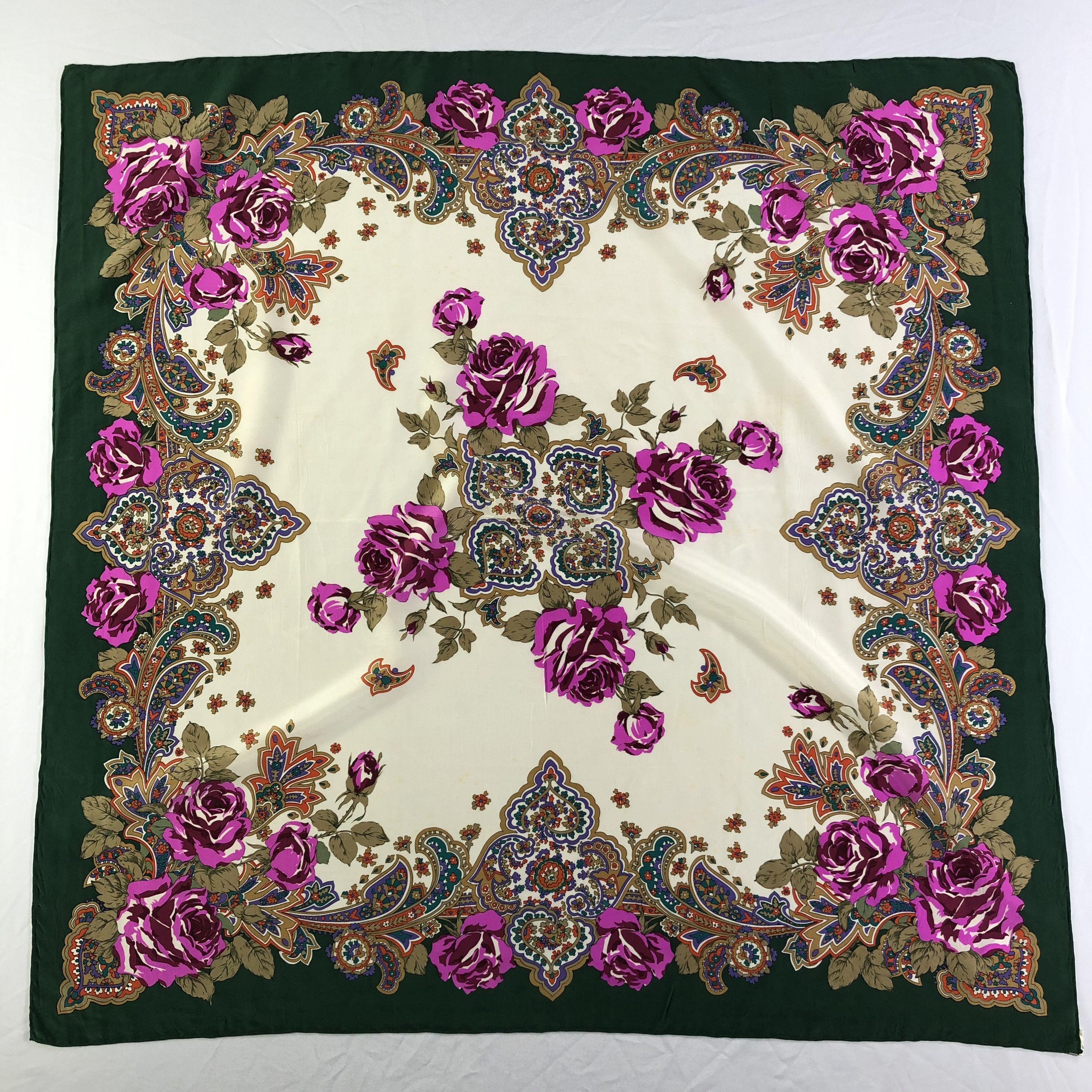 Vintage Vintage Silk Scarf Size ONE SIZE - 2 Thumbnail