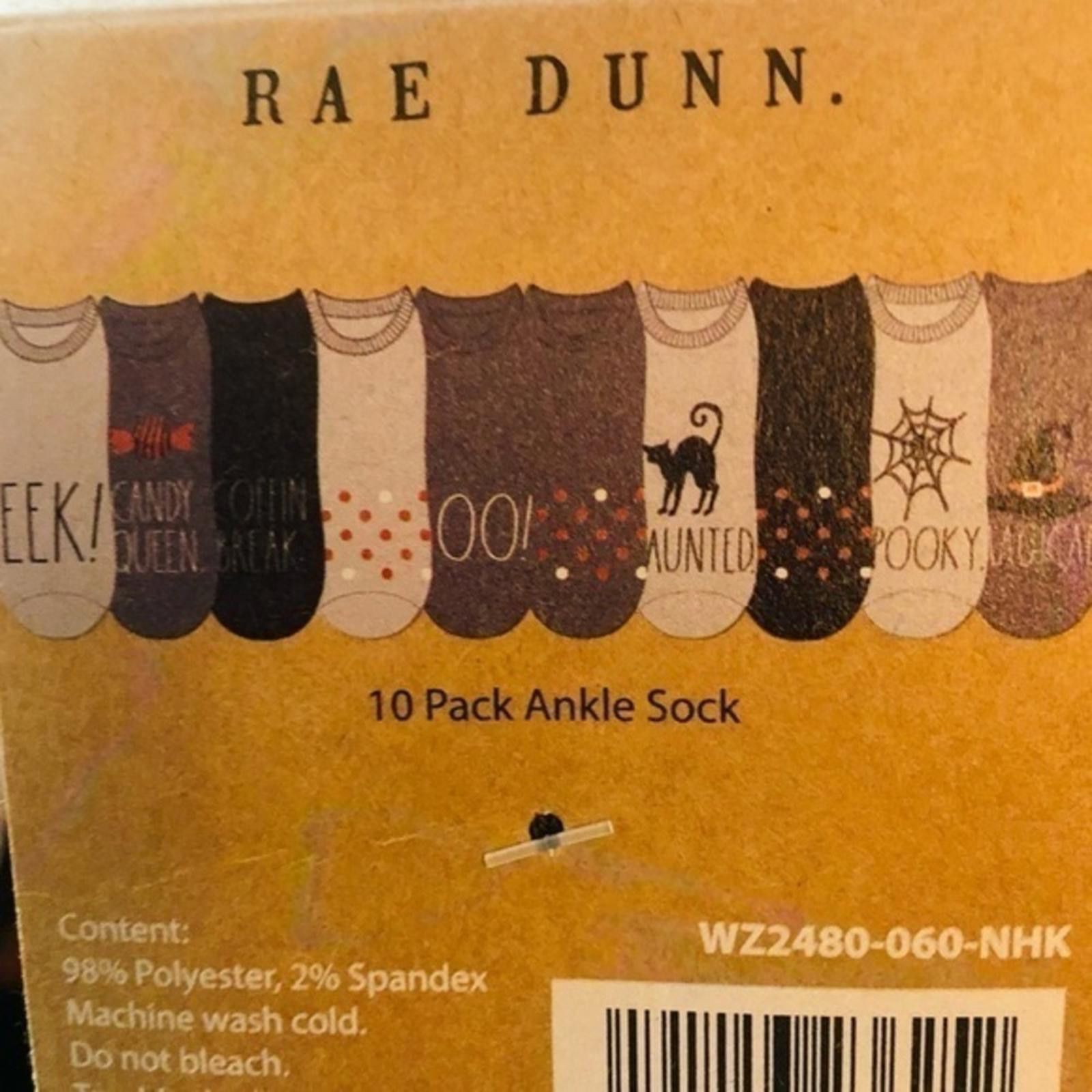 Designer Rae Dunn Halloween Socks 10 Pack Size ONE SIZE - 2 Thumbnail