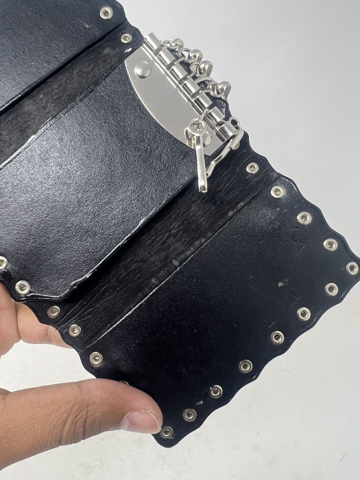 Harley Davidson Harley Davidson American Stud Leather Key Case Wallet Size ONE SIZE - 11 Thumbnail
