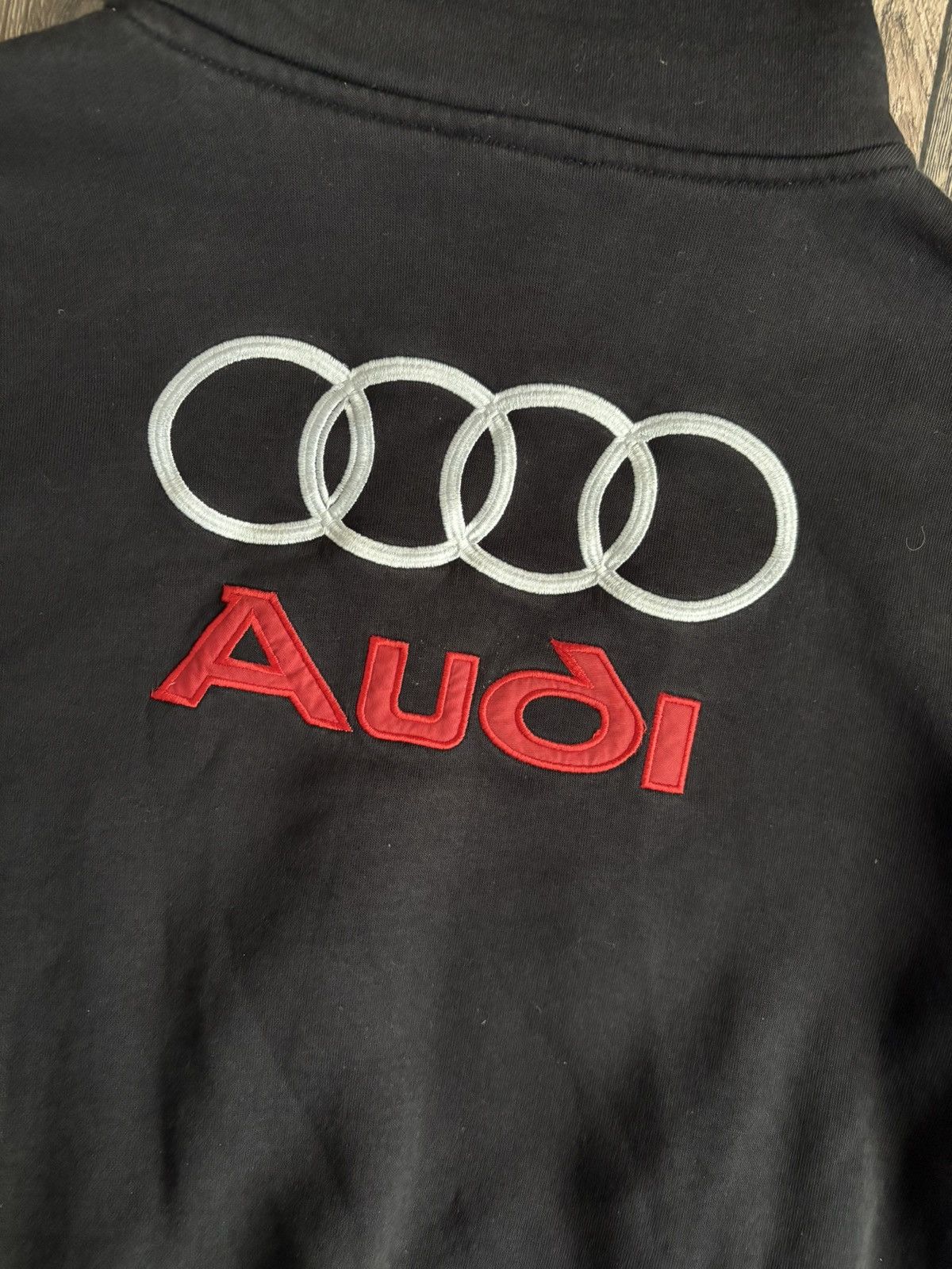 Audi × Vintage Vintage Distressed Audi Racing Zip Up Sweatshirt Zipper Size US S / EU 44-46 / 1 - 16 Thumbnail