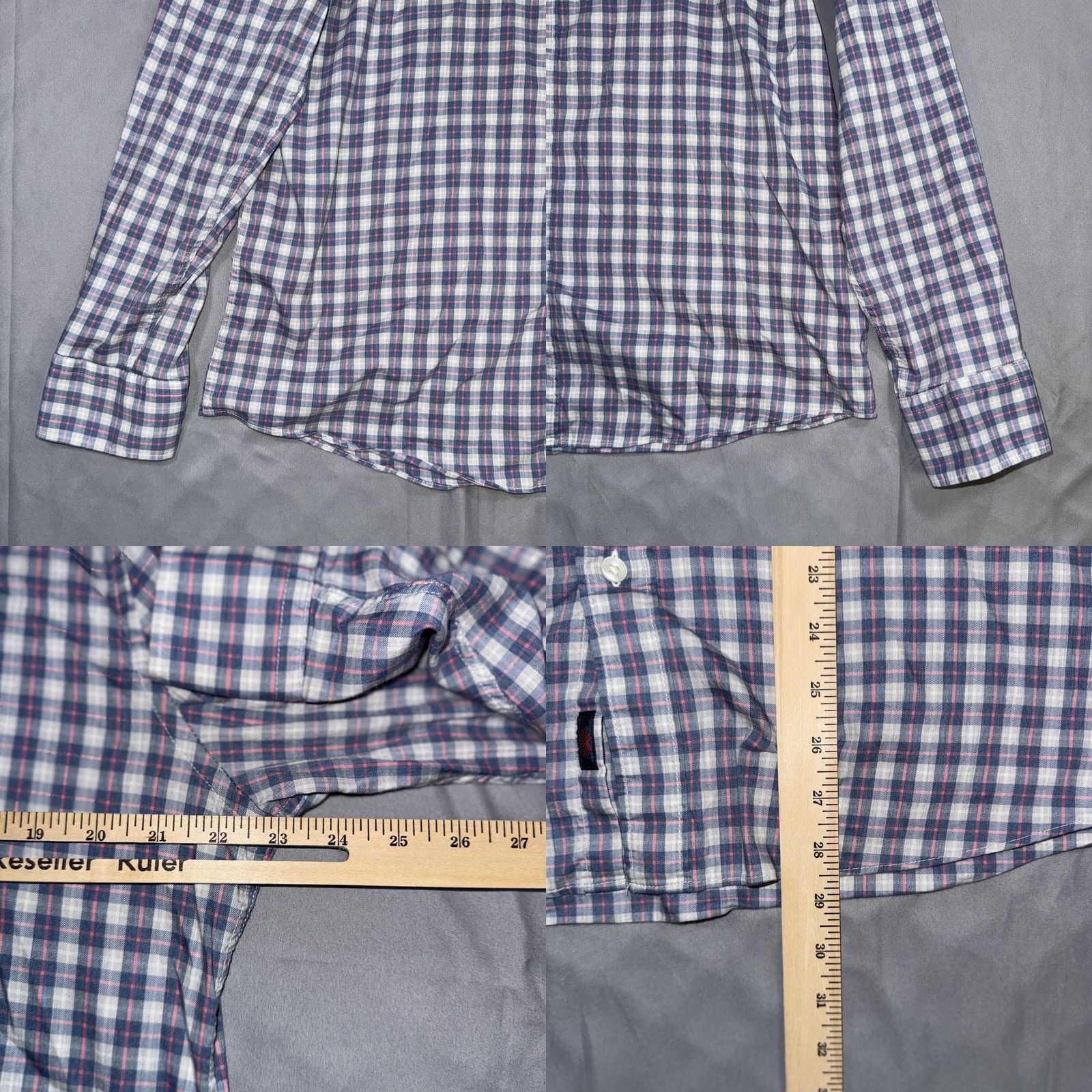 Faherty Faherty Shirt Mens Large The Movement Shirt Long Sleeve Stretch Button Up Size US L / EU 52-54 / 3 - 8 Thumbnail