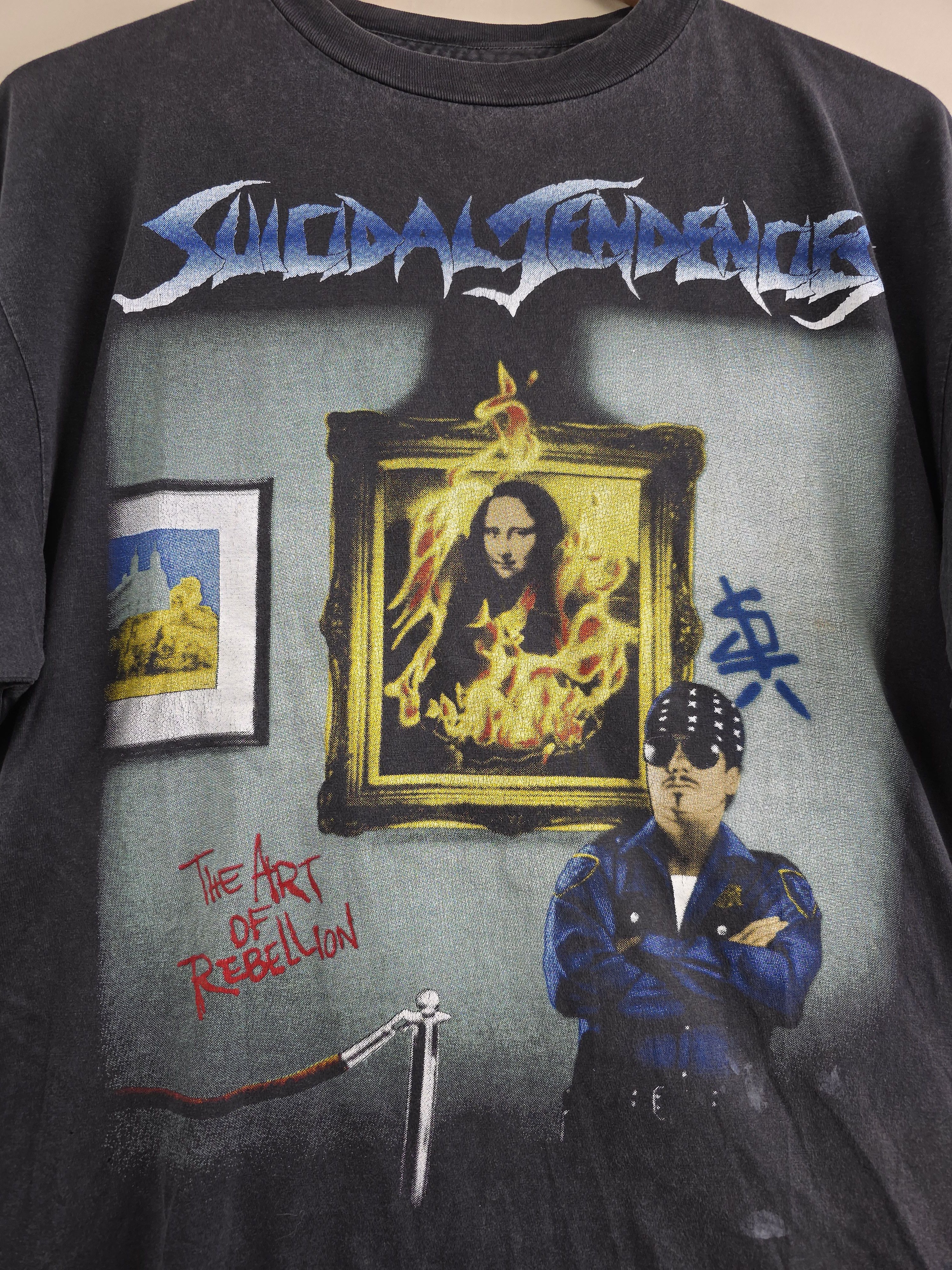 Vintage 90s Suicidal Tendencies The art of rebellion L 90s 21" 27" Size US L / EU 52-54 / 3 - 6 Thumbnail