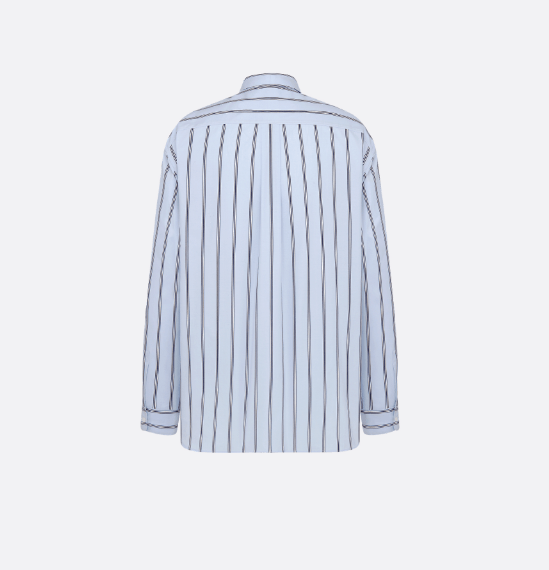 Dior o1w1db10625 Christian Dior Embroidery Shirt in Blue Size US M / EU 48-50 / 2 - 2 Thumbnail