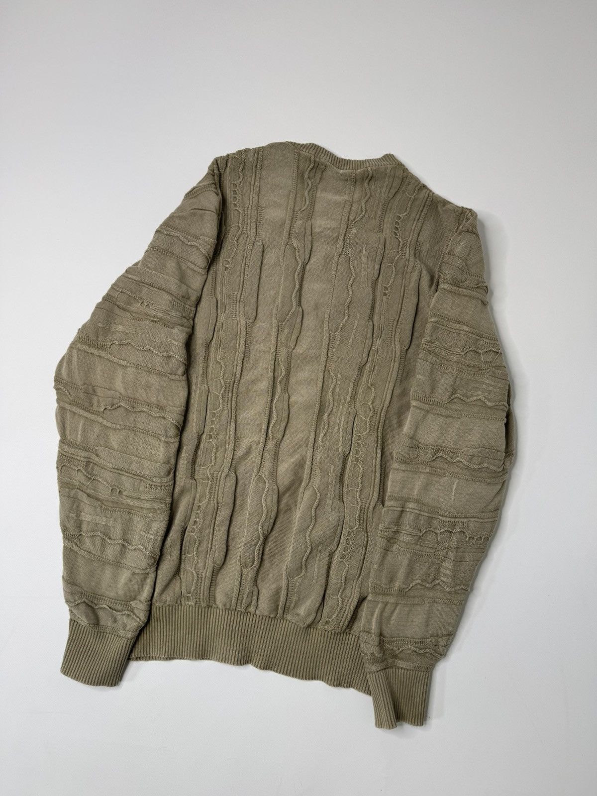 Coogi Vintage avant garde khaki coogi vibe cable knit swag y2k sk8 Size US M / EU 48-50 / 2 - 5 Thumbnail