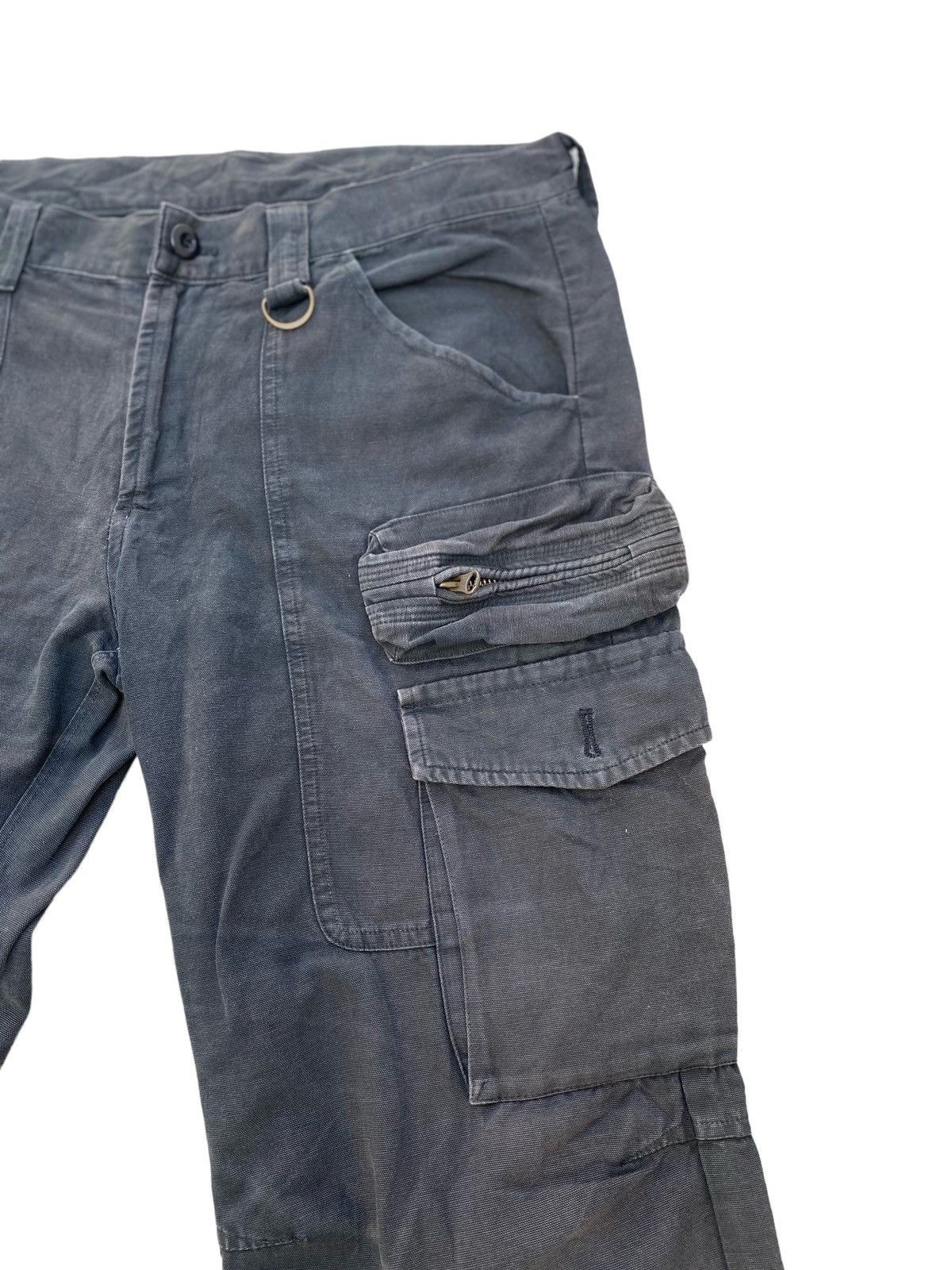 Japanese Brand Vtg 90s 291295 HOMME japan designer 3D cargo pocket pant Size US 30 / EU 46 - 2 Thumbnail