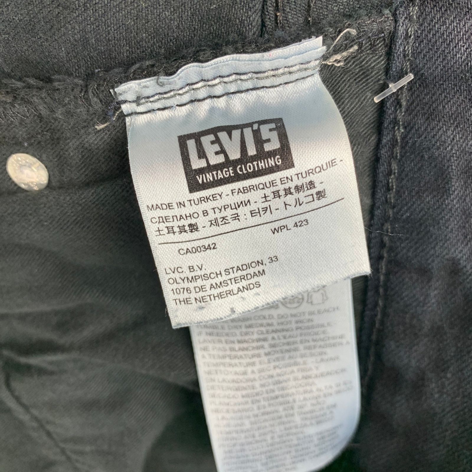 Levi's LEVI'S Size 34 Navy Straight cut Denim Jeans Size US 34 / EU 50 - 3 Thumbnail