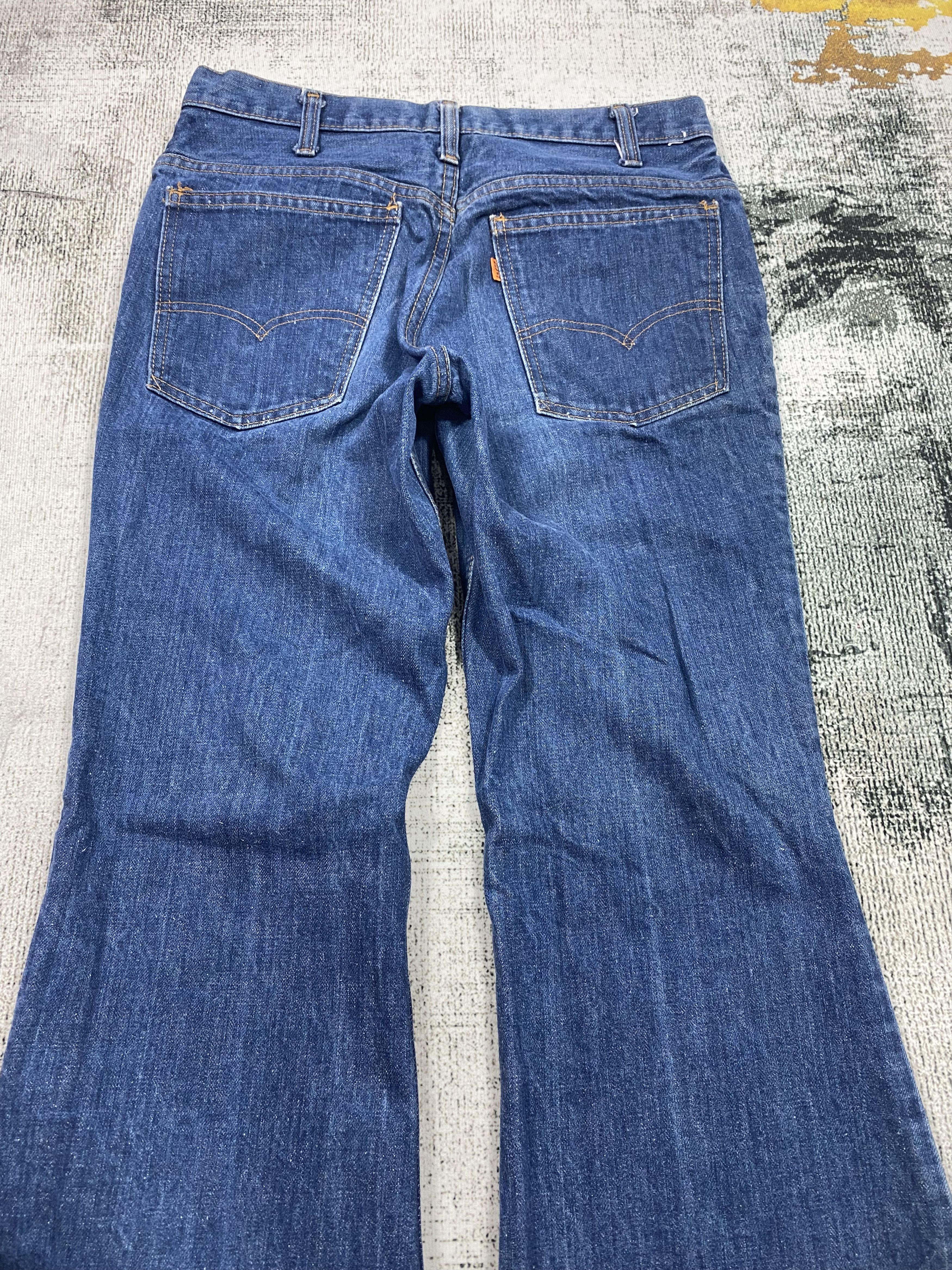 Levi's SICKS💥 684 Jeans Flare Bell Bottom Orange Tab #8 TALON 42 Size US 30 / EU 46 - 10 Thumbnail