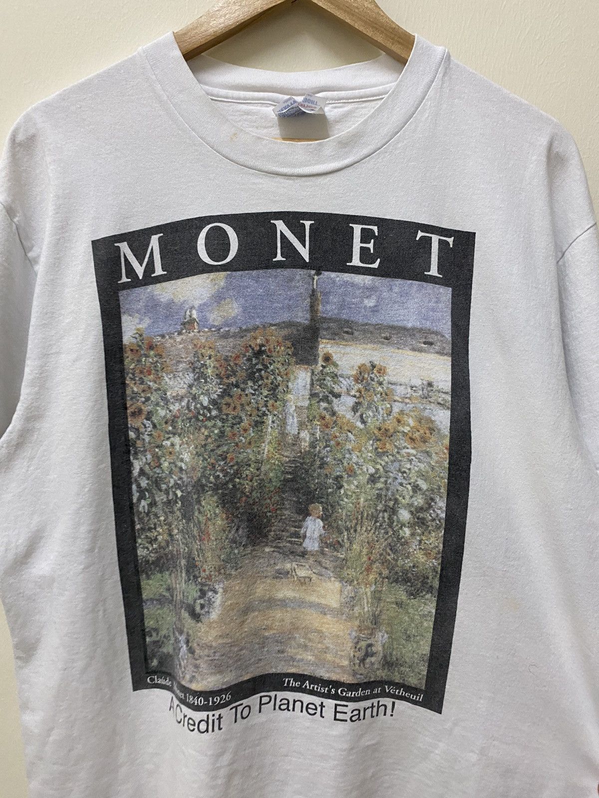 Monet Vintage 90s MONET ART TEES Size US L / EU 52-54 / 3 - 1 Thumbnail