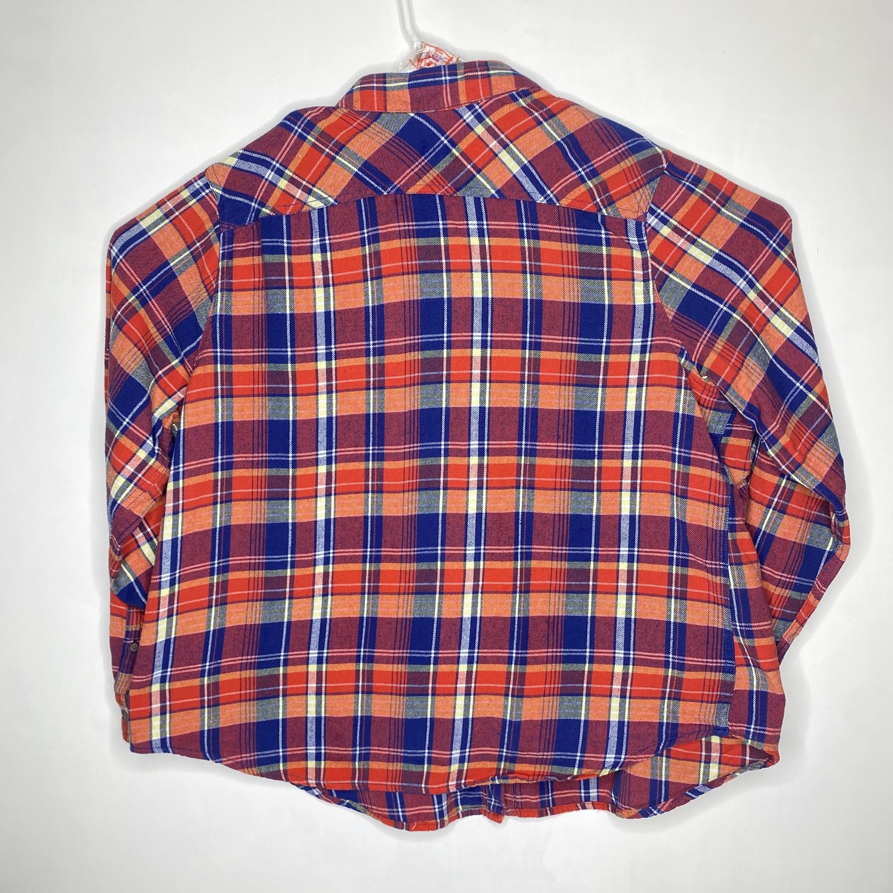 Mossimo Mossimo Western Plaid Button-up Shirt Long Sleeve Blue Red Size XS / US 0-2 / IT 36-38 - 3 Thumbnail