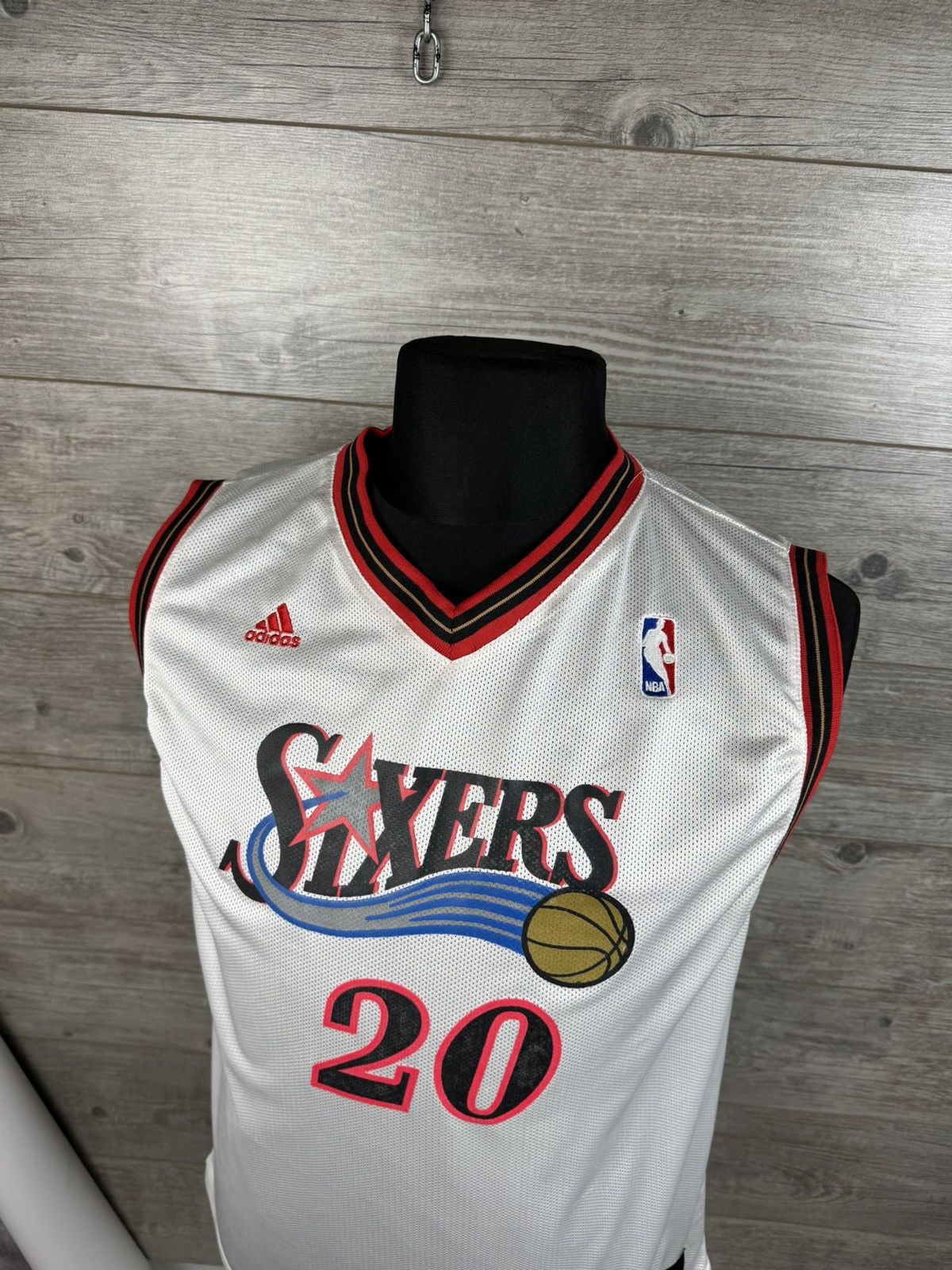 NBA ADIDAS NBA 90s Philadelphia Jersey 🇯🇪 Basketball Savage 20 Size US M / EU 48-50 / 2 - 1 Thumbnail