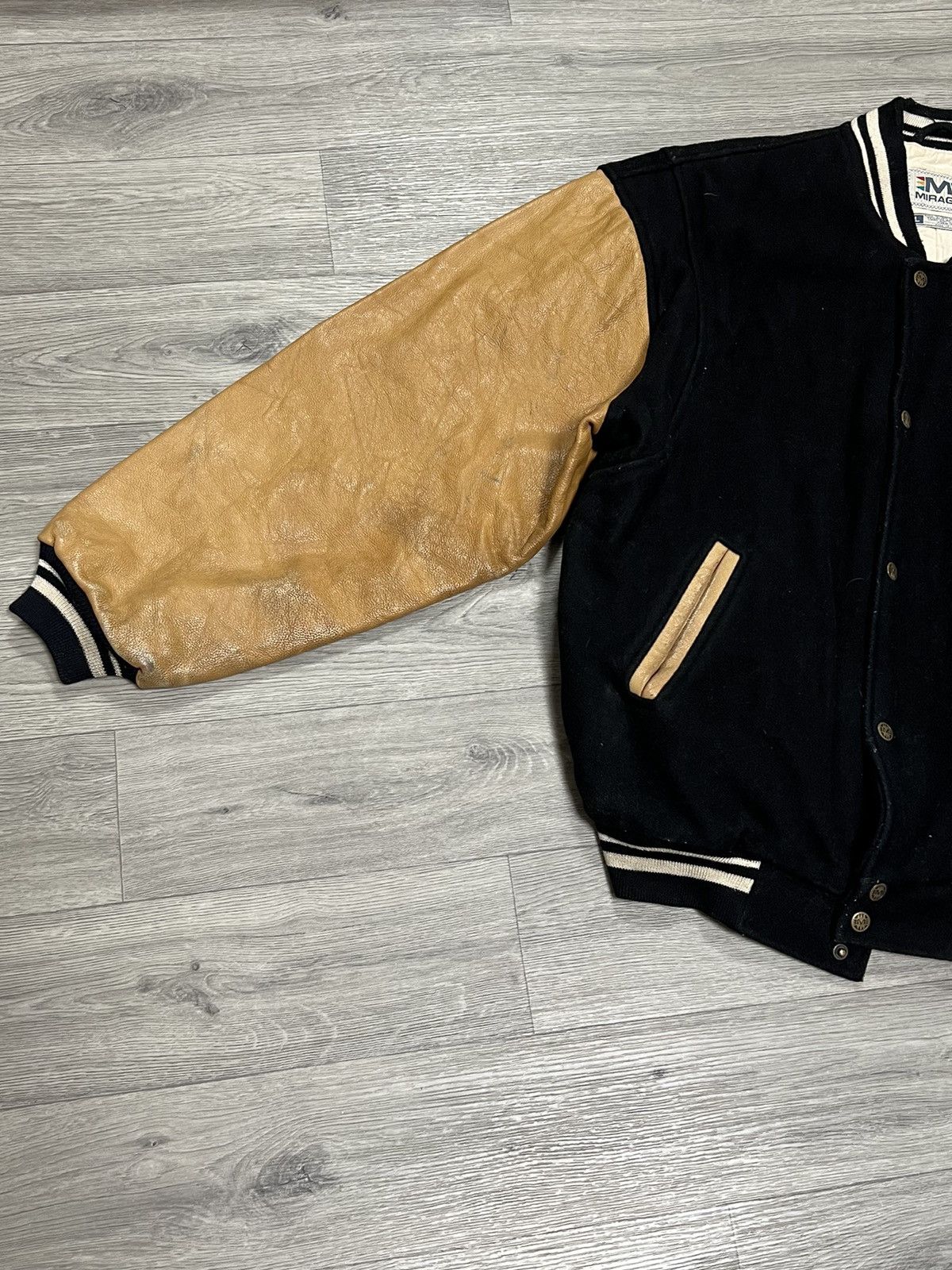 NFL Throwback Pittsburgh Steelers NFL 1995 bomber leather jacket Size US L / EU 52-54 / 3 - 3 Thumbnail
