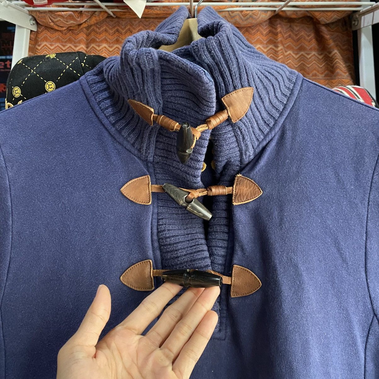 Ralph Lauren Ralph Lauren Equestrian Horse Blue 383 Big Pony Toggle Sweat Size M / US 6-8 / IT 42-44 - 9 Thumbnail