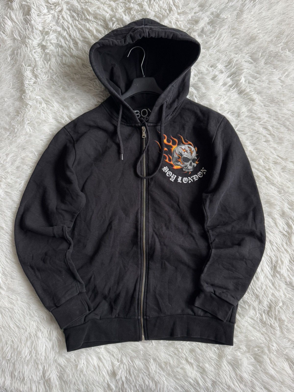 Boy London Boy London Rare Skull Goth Racing Zip Hoodie Size US XS / EU 42 / 0 - 2 Thumbnail