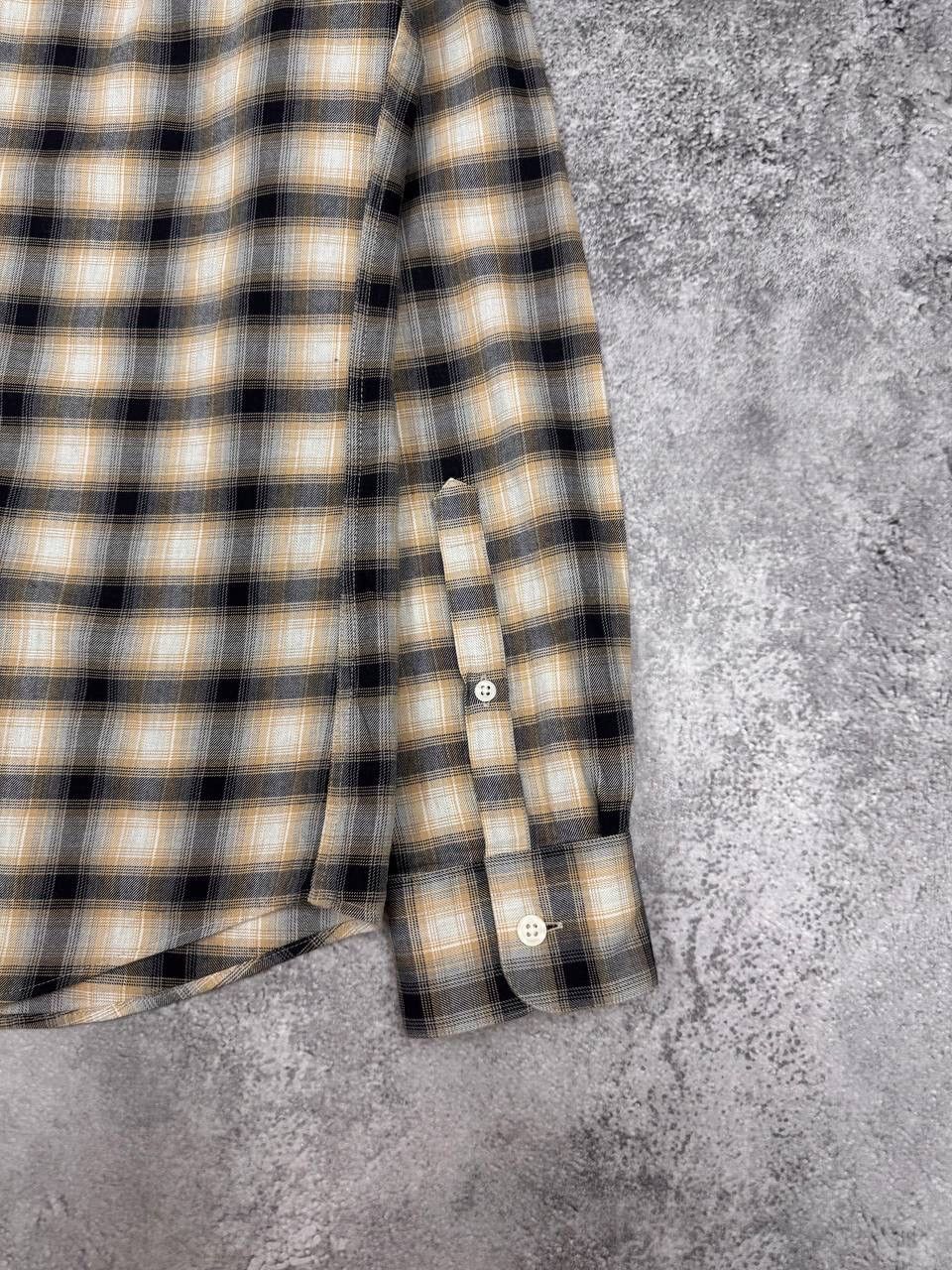 Reiss Reiss Men Check Shirt Beige Black Size M Size US M / EU 48-50 / 2 - 8 Thumbnail
