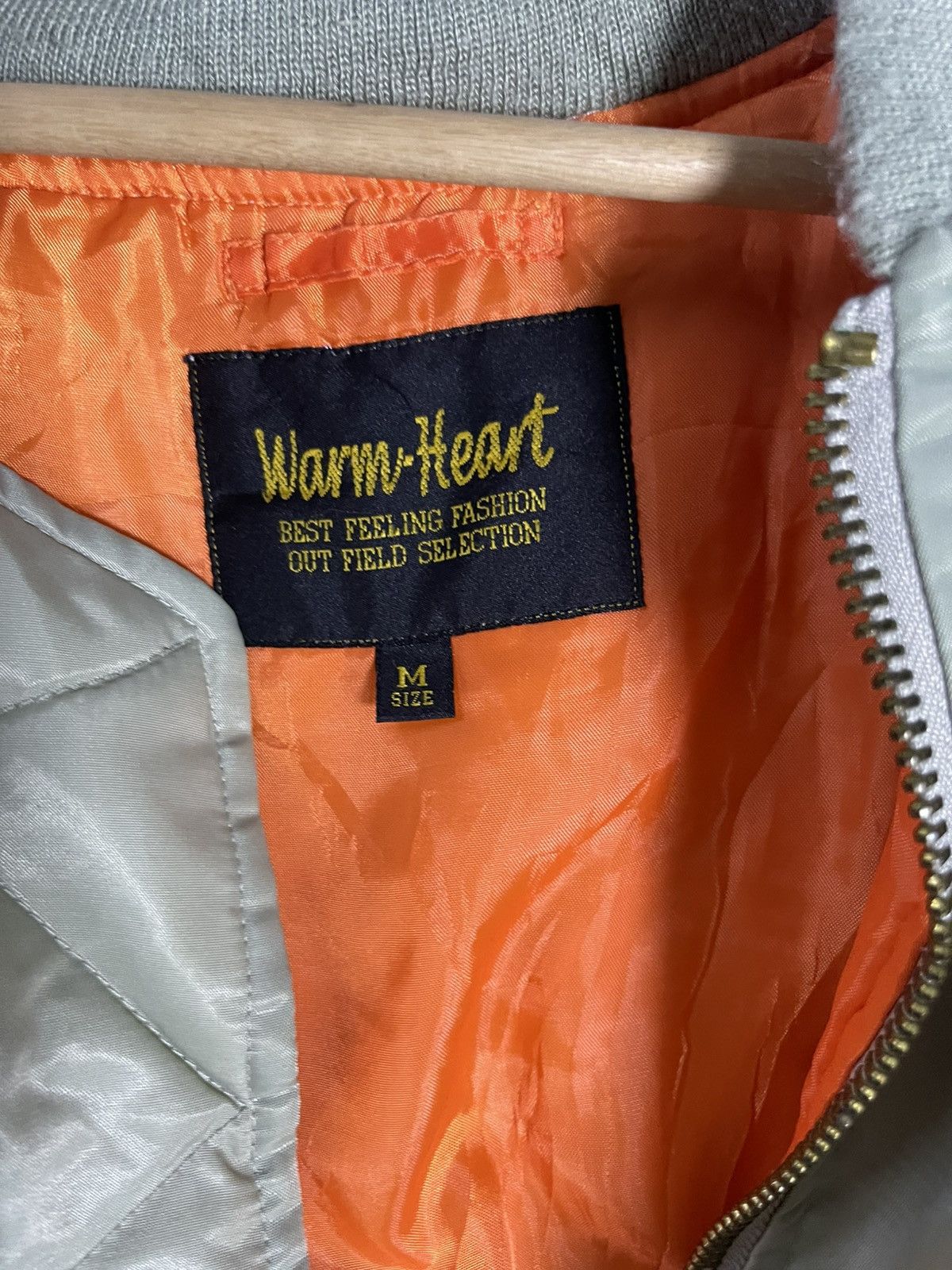 Vintage Vintage Warm Heart Reversible MA-1 Military Bomber Jacket Size US L / EU 52-54 / 3 - 19 Thumbnail