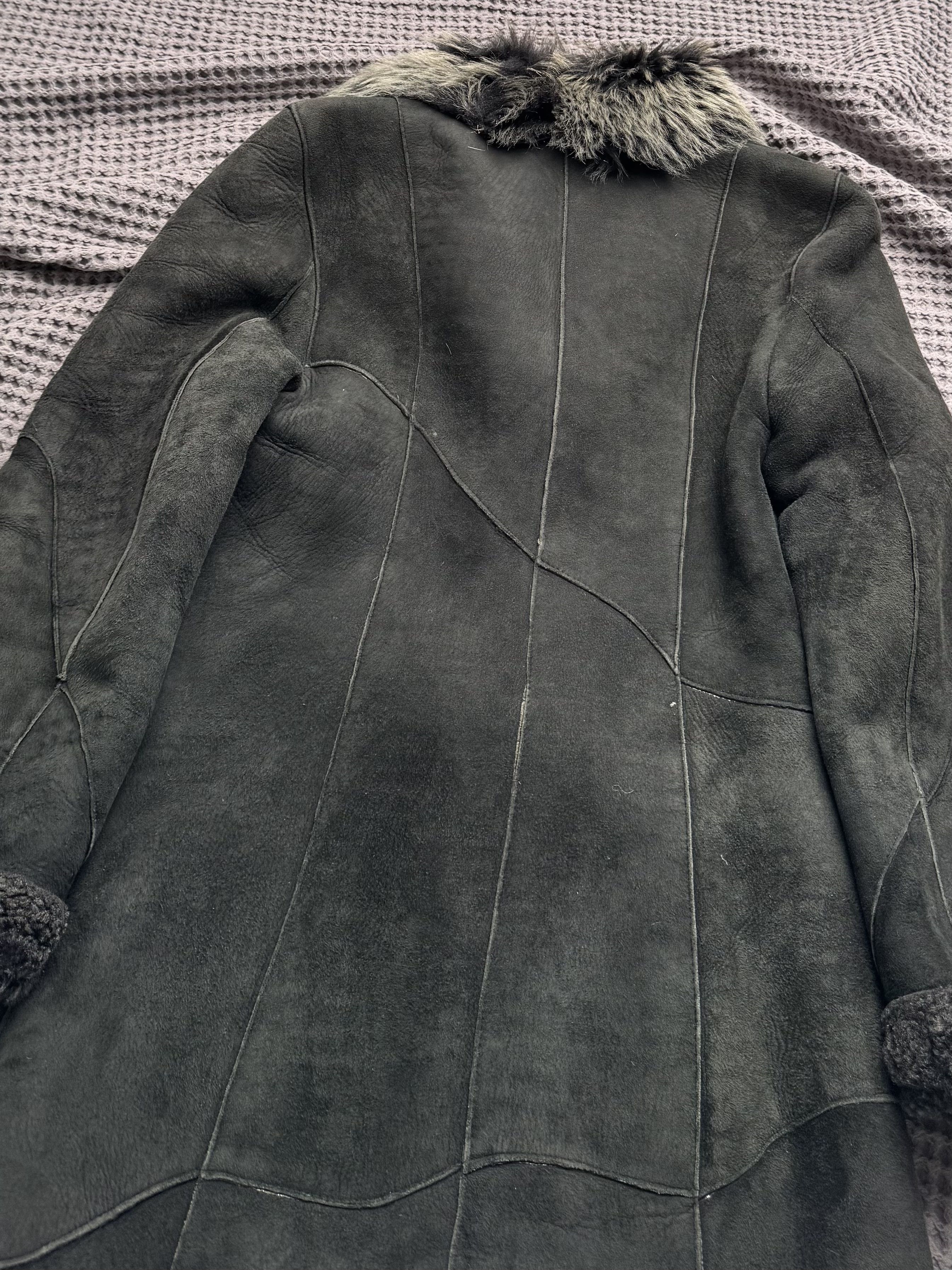Vintage Vintage Black Genuine Shearling Sheepskin Coat Size S / US 4 / IT 40 - 10 Thumbnail