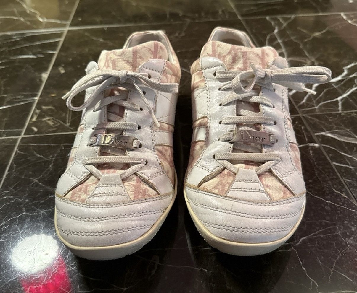 Dior Y2K Dior size 38.5 FR “girly collection” monogram sneakers Size US 7.5 / IT 37.5 - 2 Thumbnail