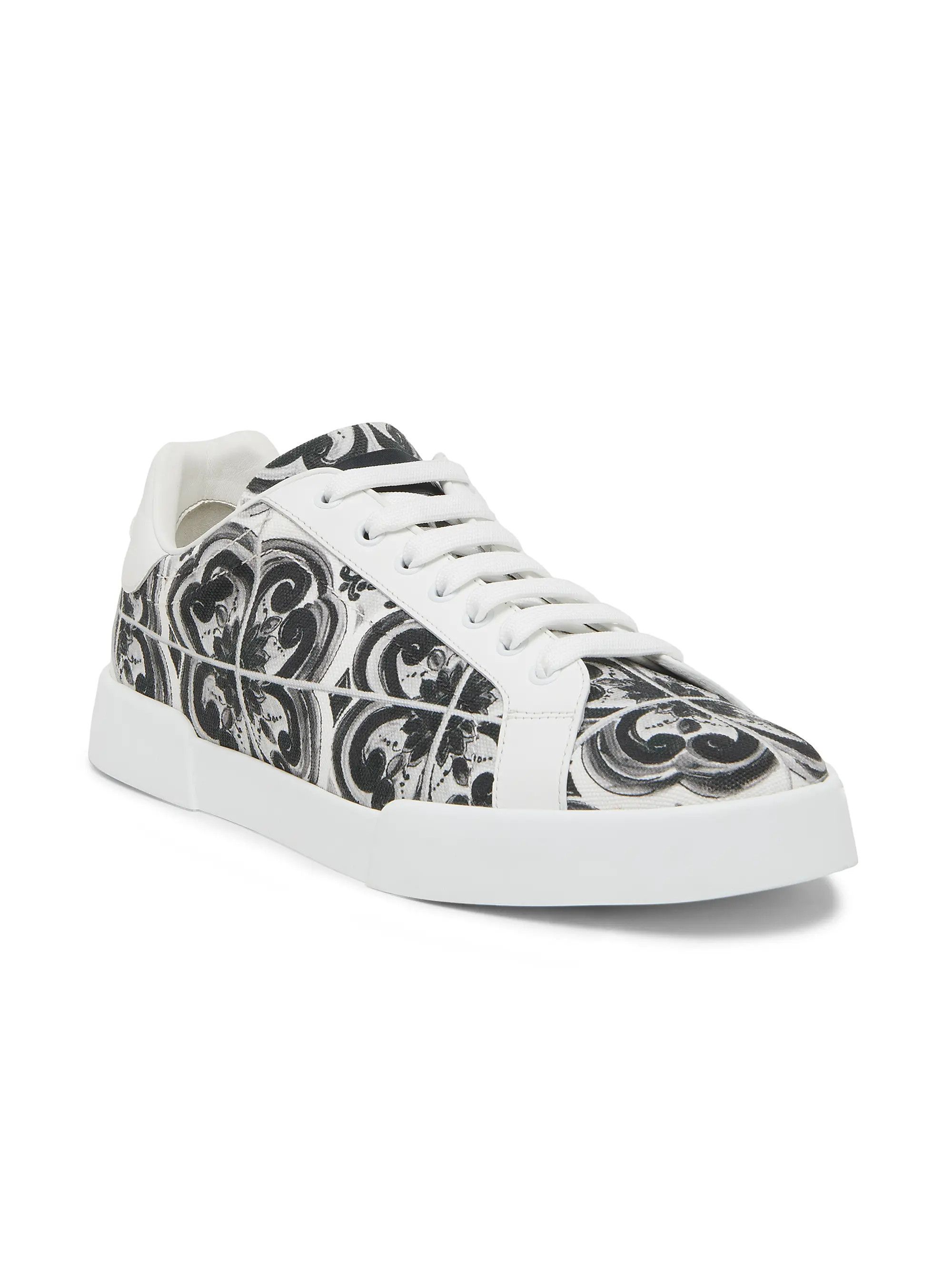 Dolce & Gabbana os11x0526 Canvas Low-Top Sneakers in Multicolor Size US 10 / EU 43 - 2 Thumbnail