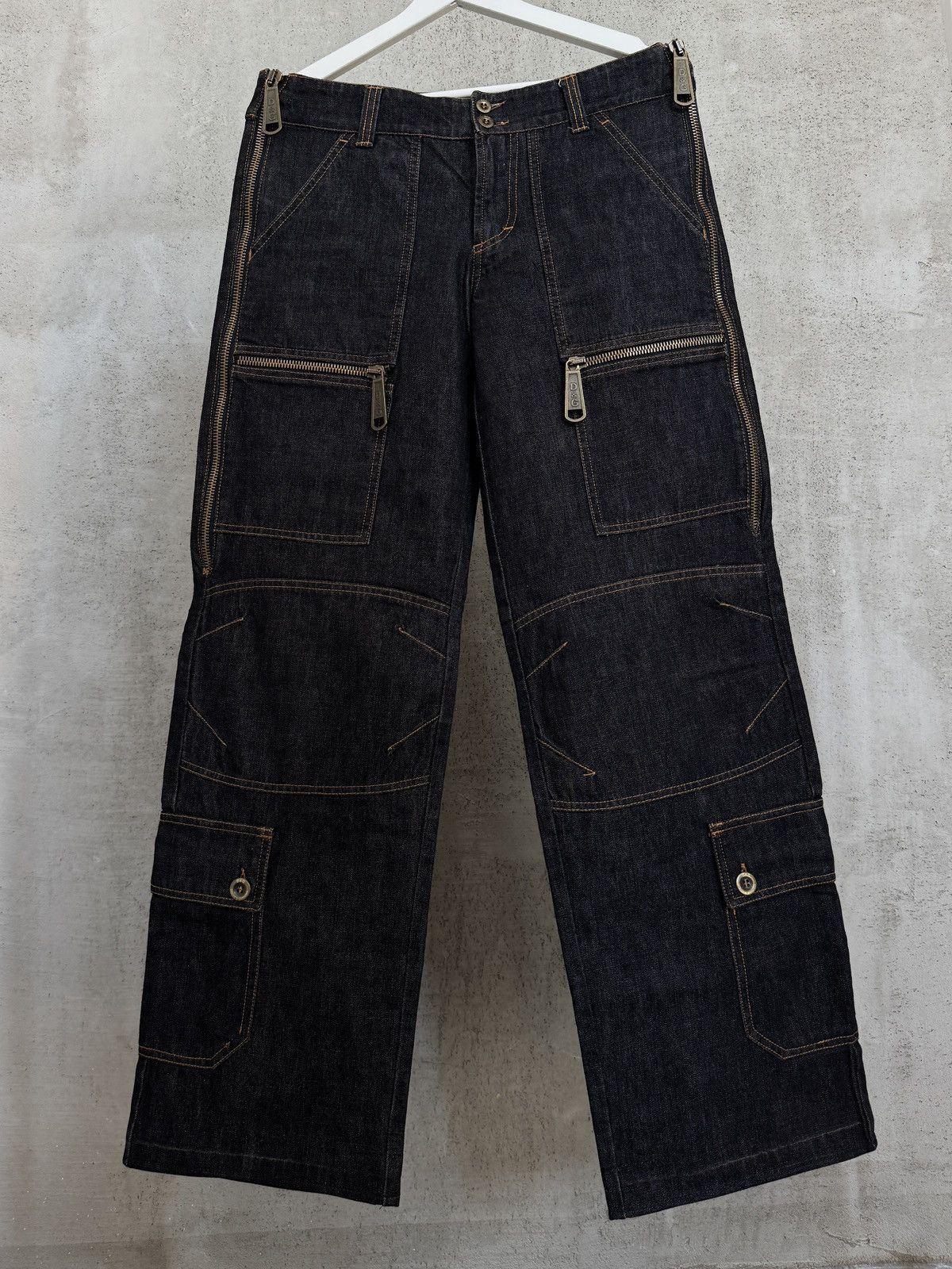 Dolce & Gabbana Dolce & Gabbana A/W 2003 - Zipper Multi Pocket Jeans Size US 28 / EU 44 - 1 Thumbnail